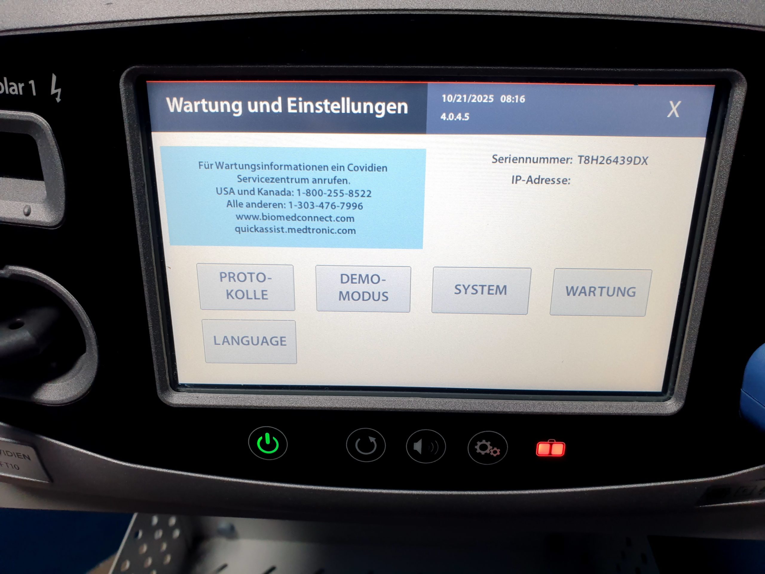 COVIDIEN Valleylab FT10 FT 10  HF-Chirurgie-Einheit – Bild 4