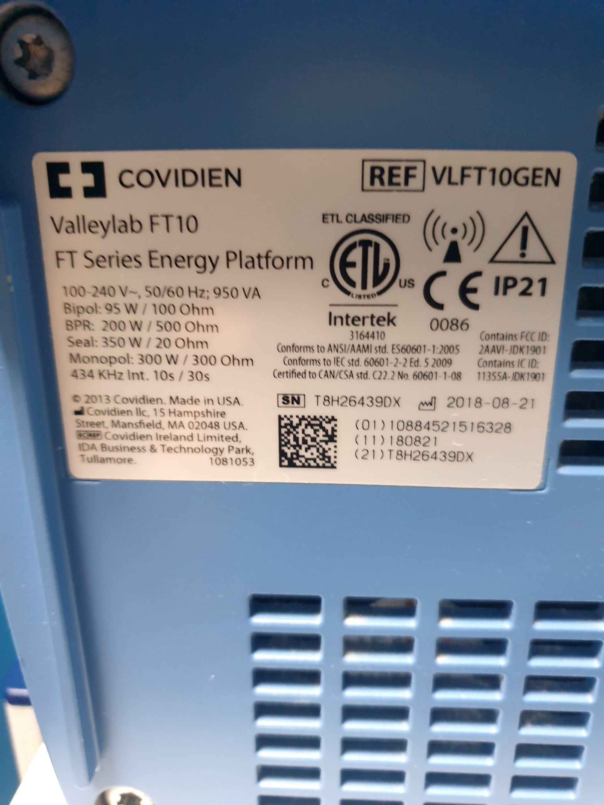 COVIDIEN Valleylab FT10 FT 10  HF-Chirurgie-Einheit – Bild 13