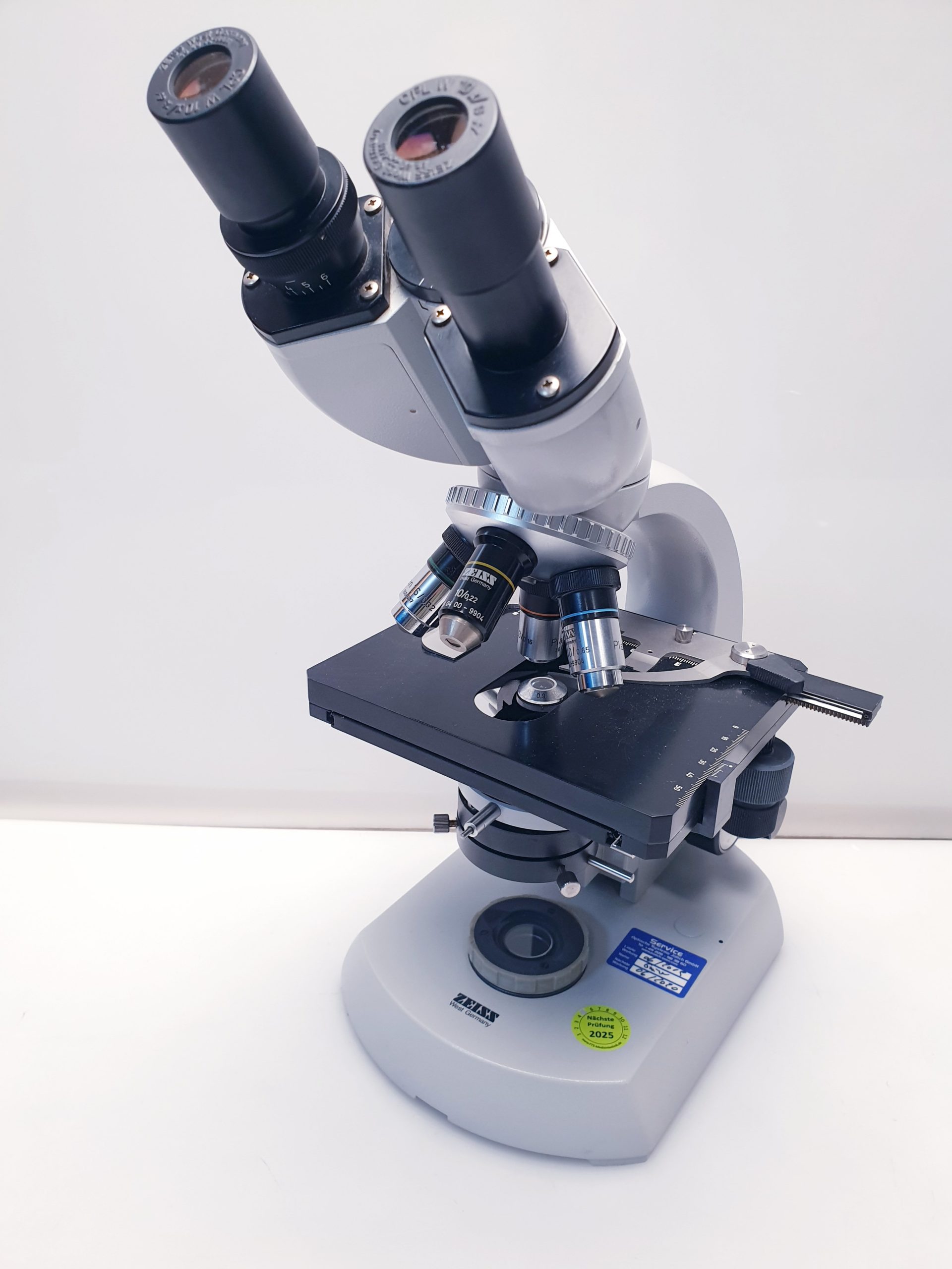 Carl Zeiss Mikroskop 47 34 15  mit 4 Objektiven  10 x – Bild 17