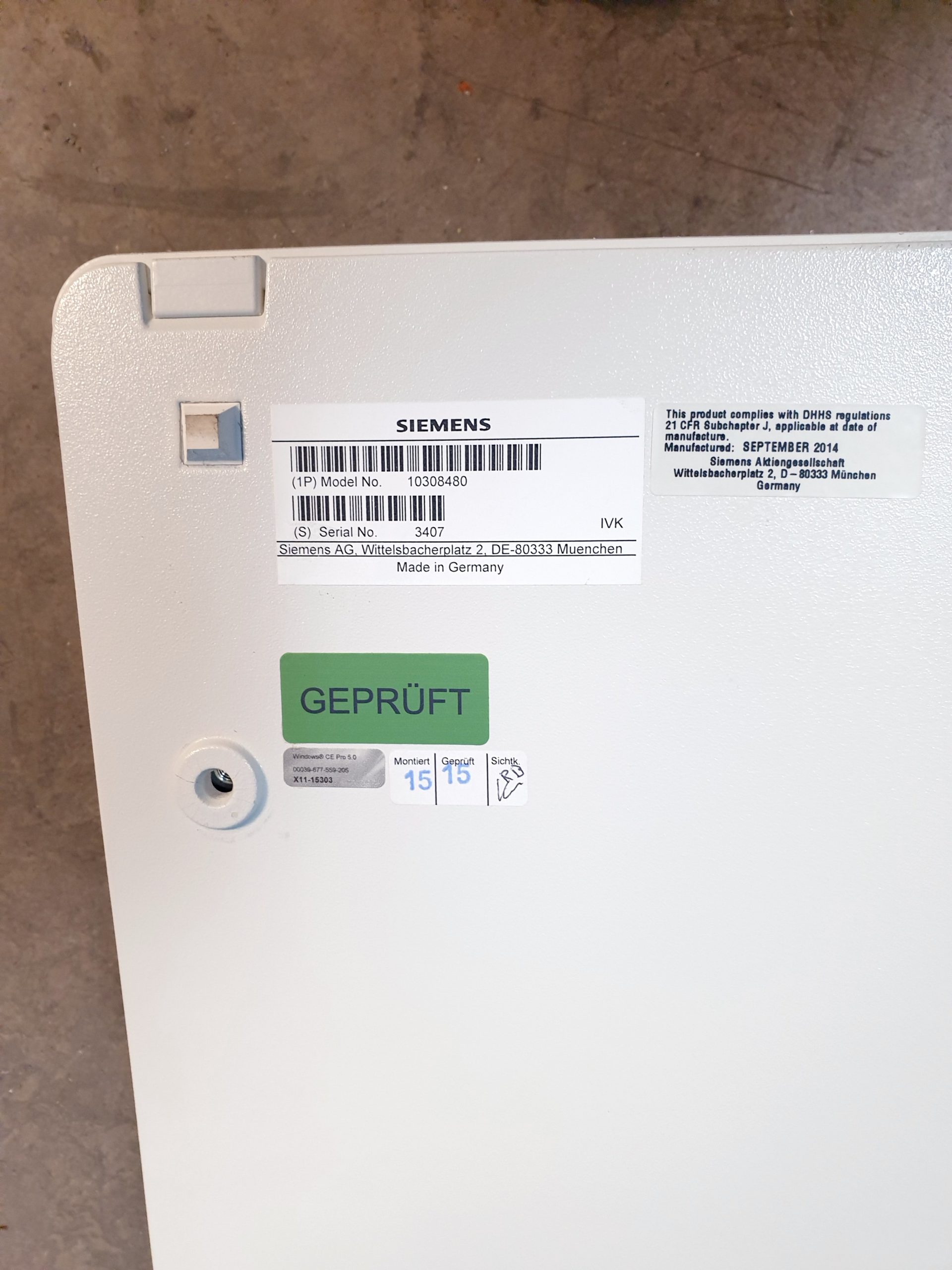 Siemens 10308480 Console Luminos DRF Max DOM 2014- 10308480 W-O DSA DMG – Bild 12