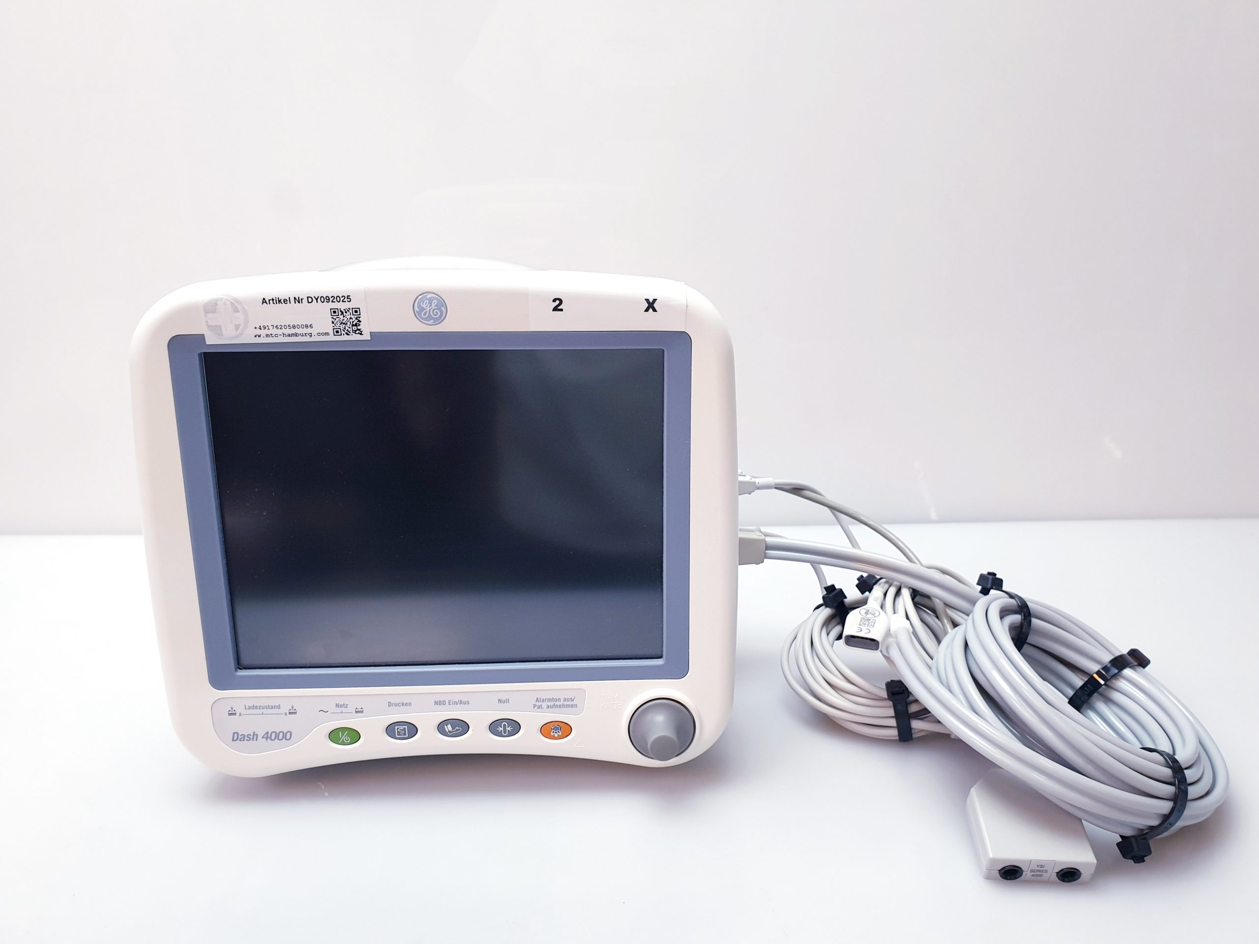 GE DASH 4000 Überwachungsmonitor - unvollständig – Bild 18