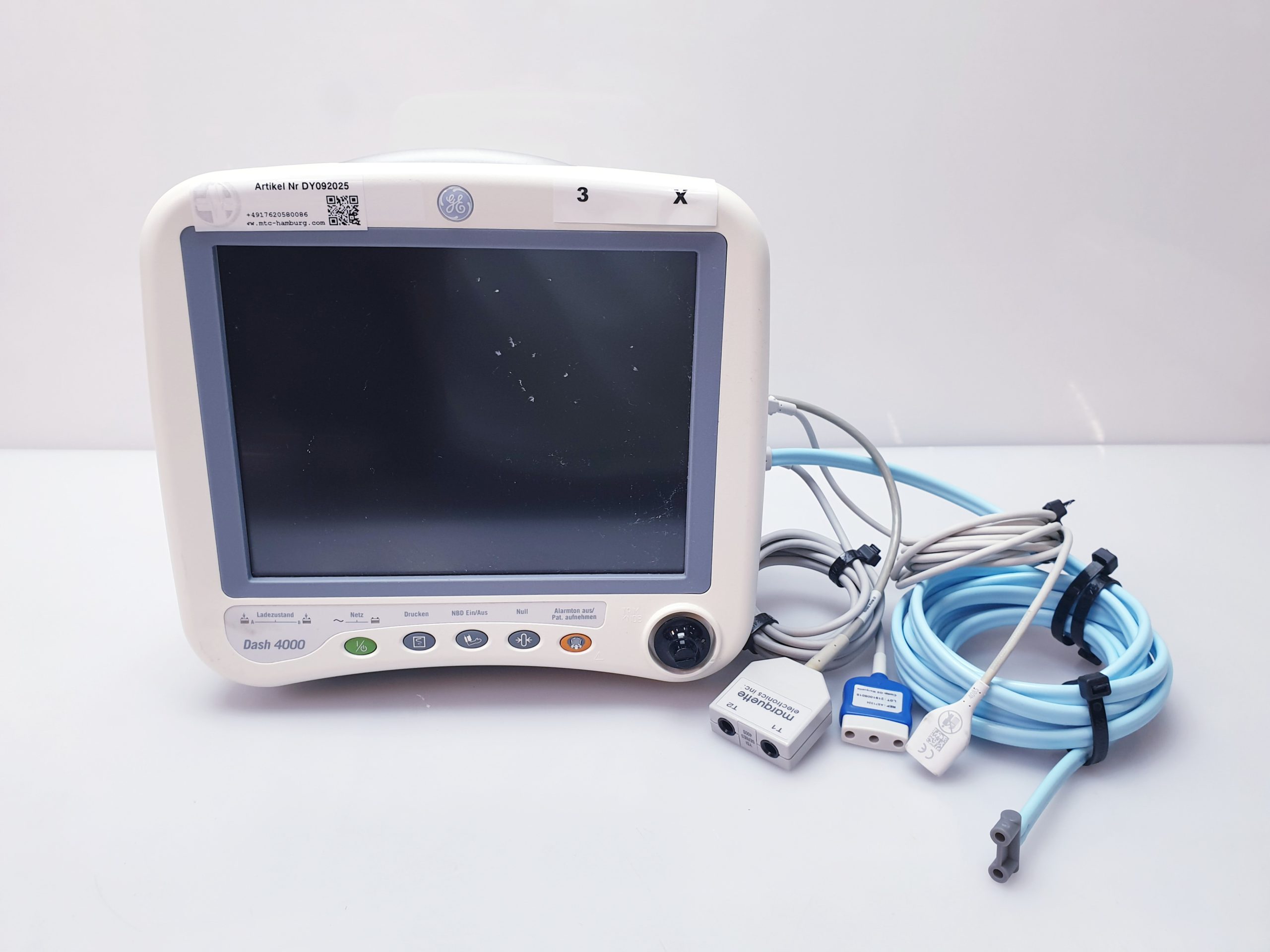 GE DASH 4000 Überwachungsmonitor - unvollständig – Bild 21