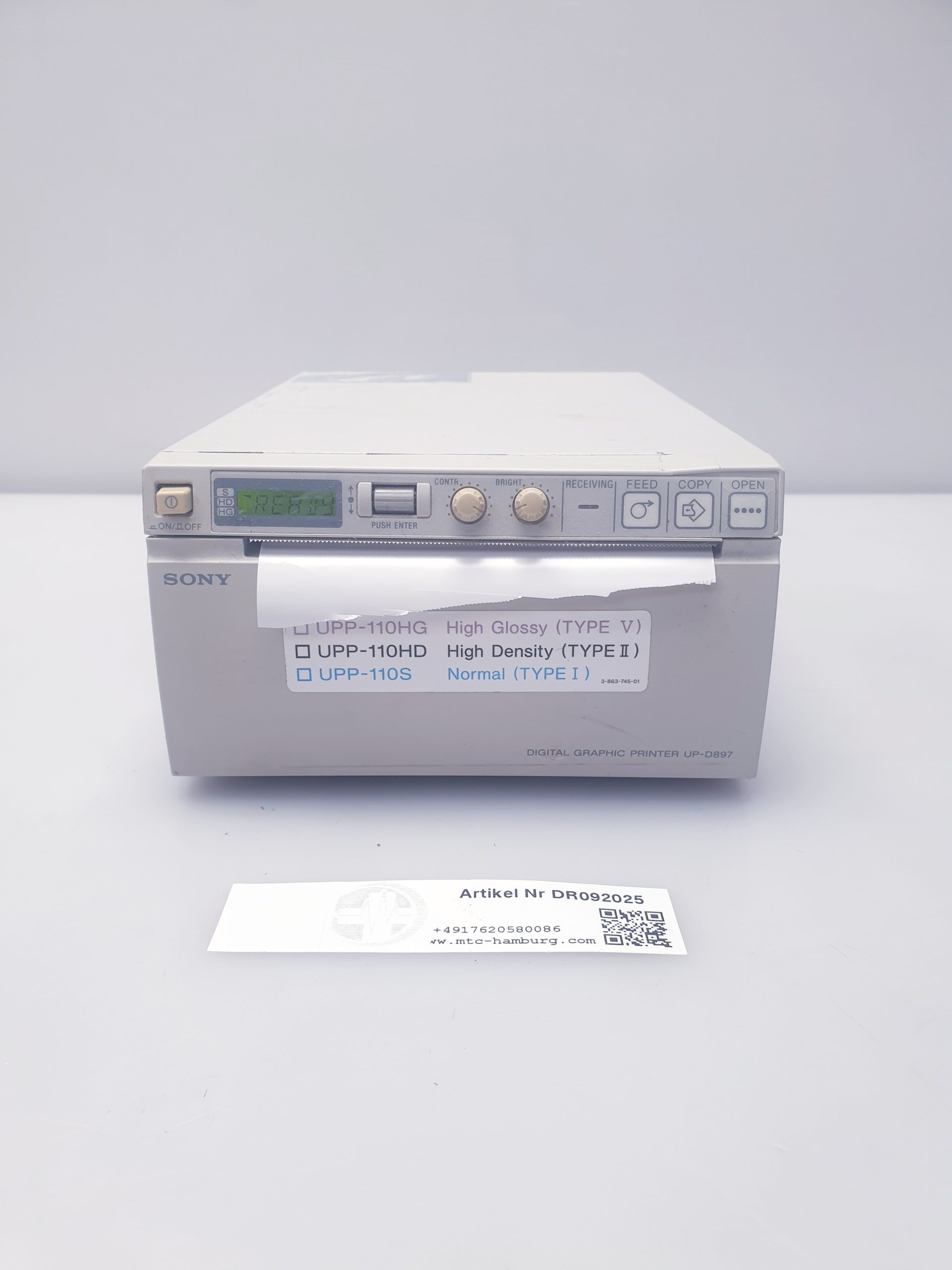 Sony UP-D897 - UPD897 Thermodrucker Printer