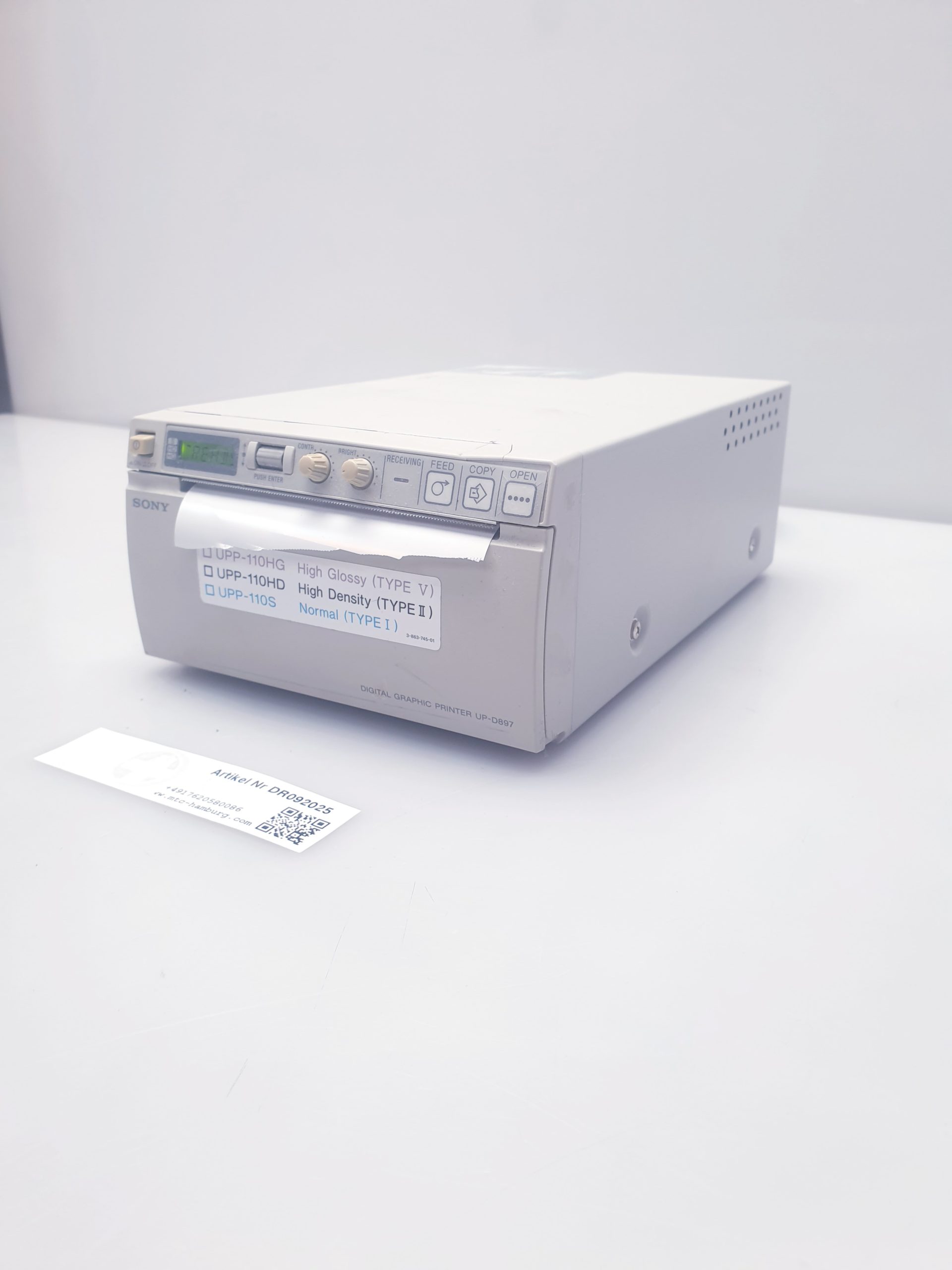 Sony UP-D897 - UPD897 Thermodrucker Printer – Bild 3