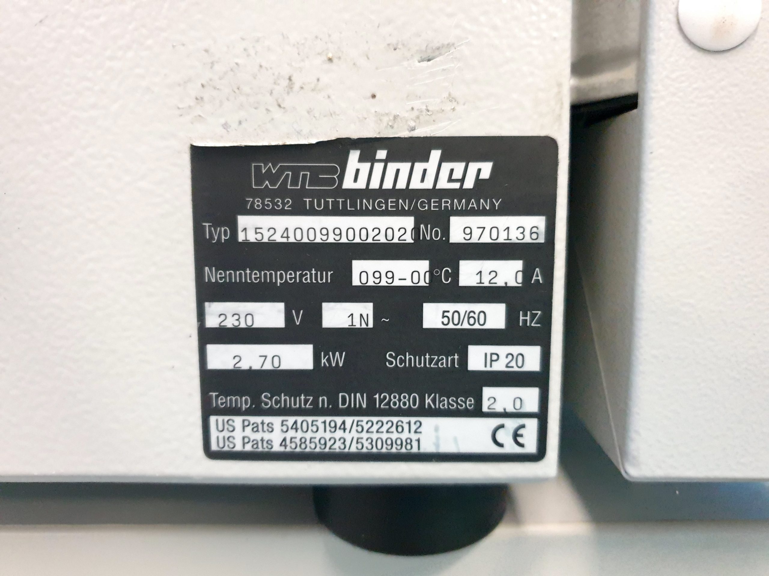 Binder KB 240 KB-240 KB240 Brutschrank Inkubator Wärmeschrank – Bild 11