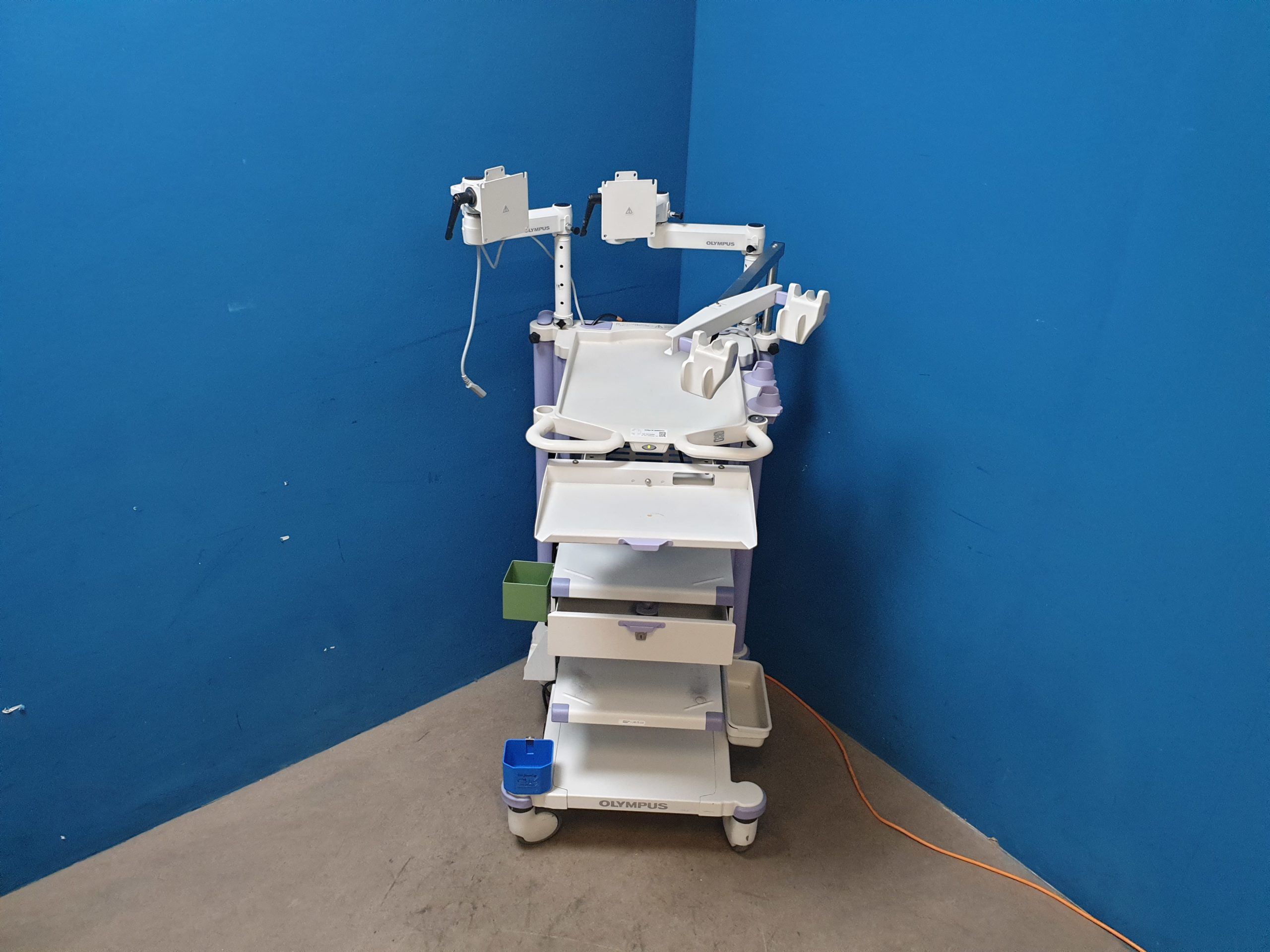 Olympus WM-NP1 Gerätewagen - Endoskopie Wagen mit Monitor Halter