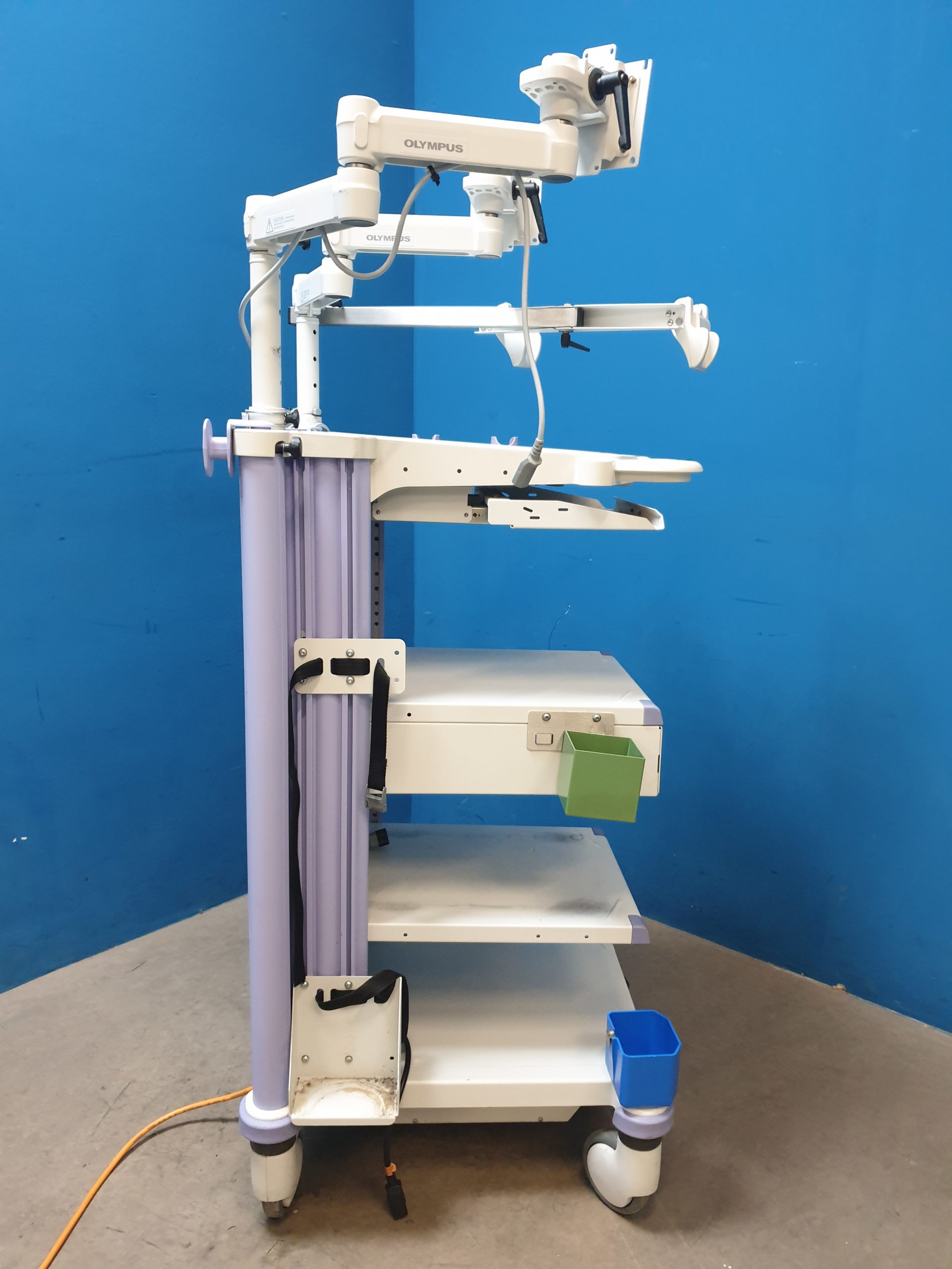 Olympus WM-NP1 Gerätewagen - Endoskopie Wagen mit Monitor Halter – Bild 7