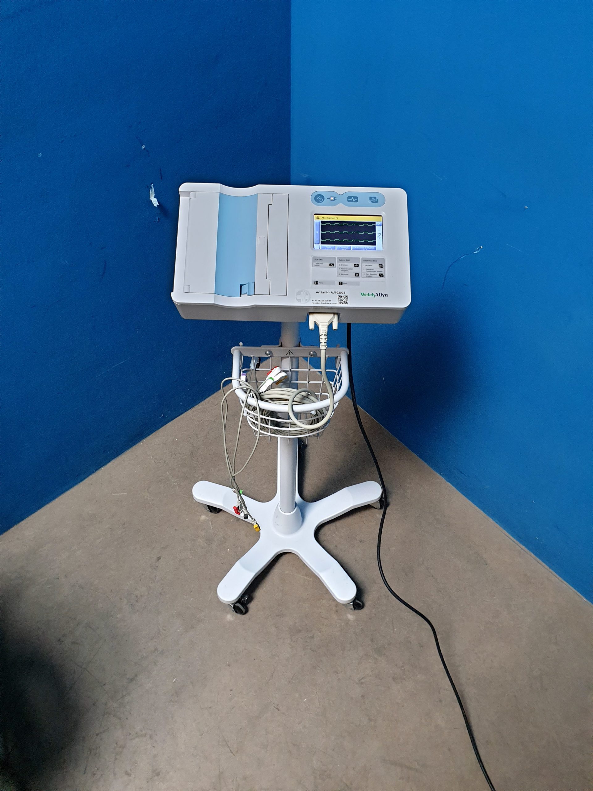 Welch Allyn Ref 405881 EKG mit Ableitungskabel