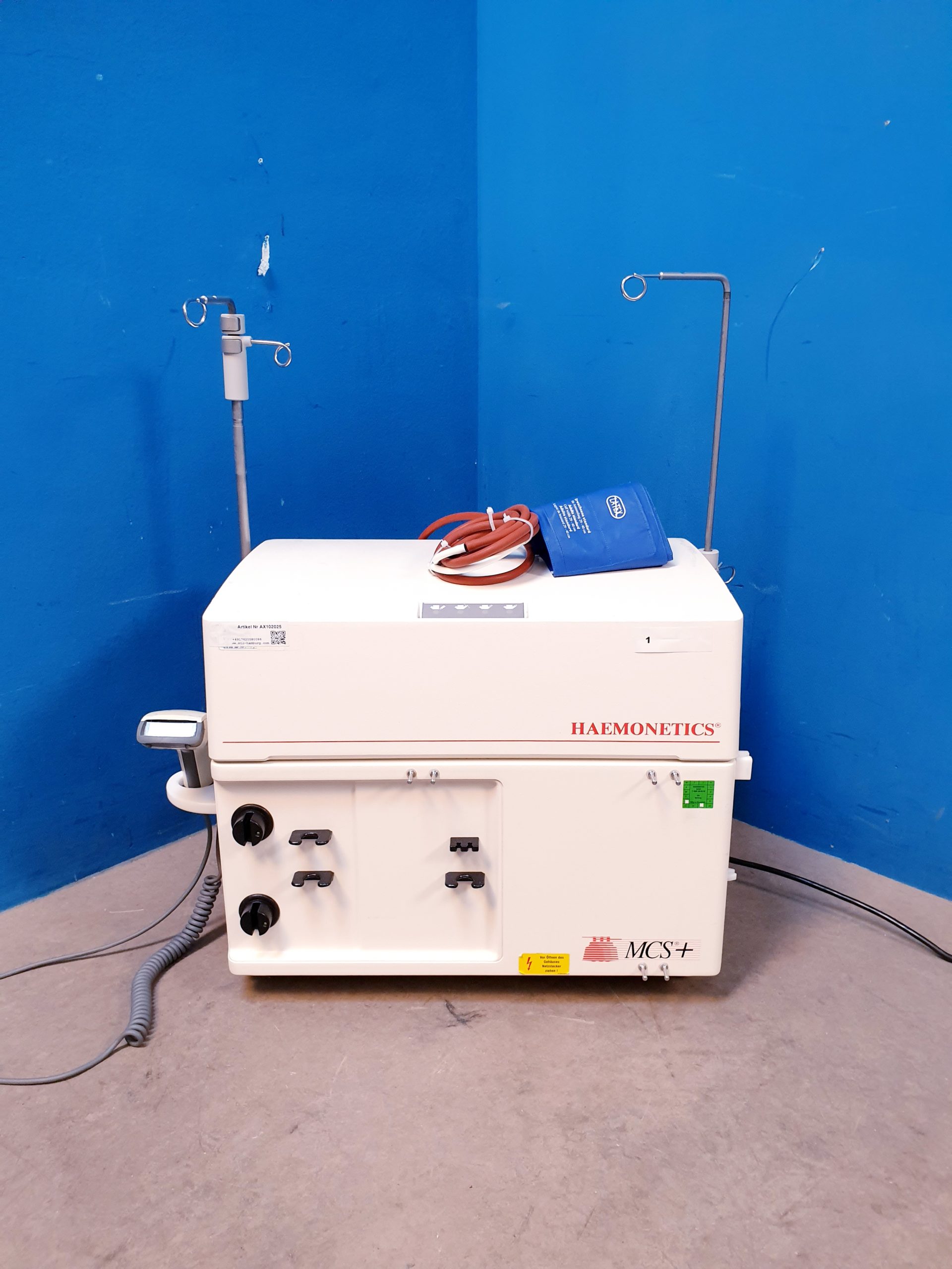 HAEMONETICS MCS plus 9000 Apheresesystem – Bild 3