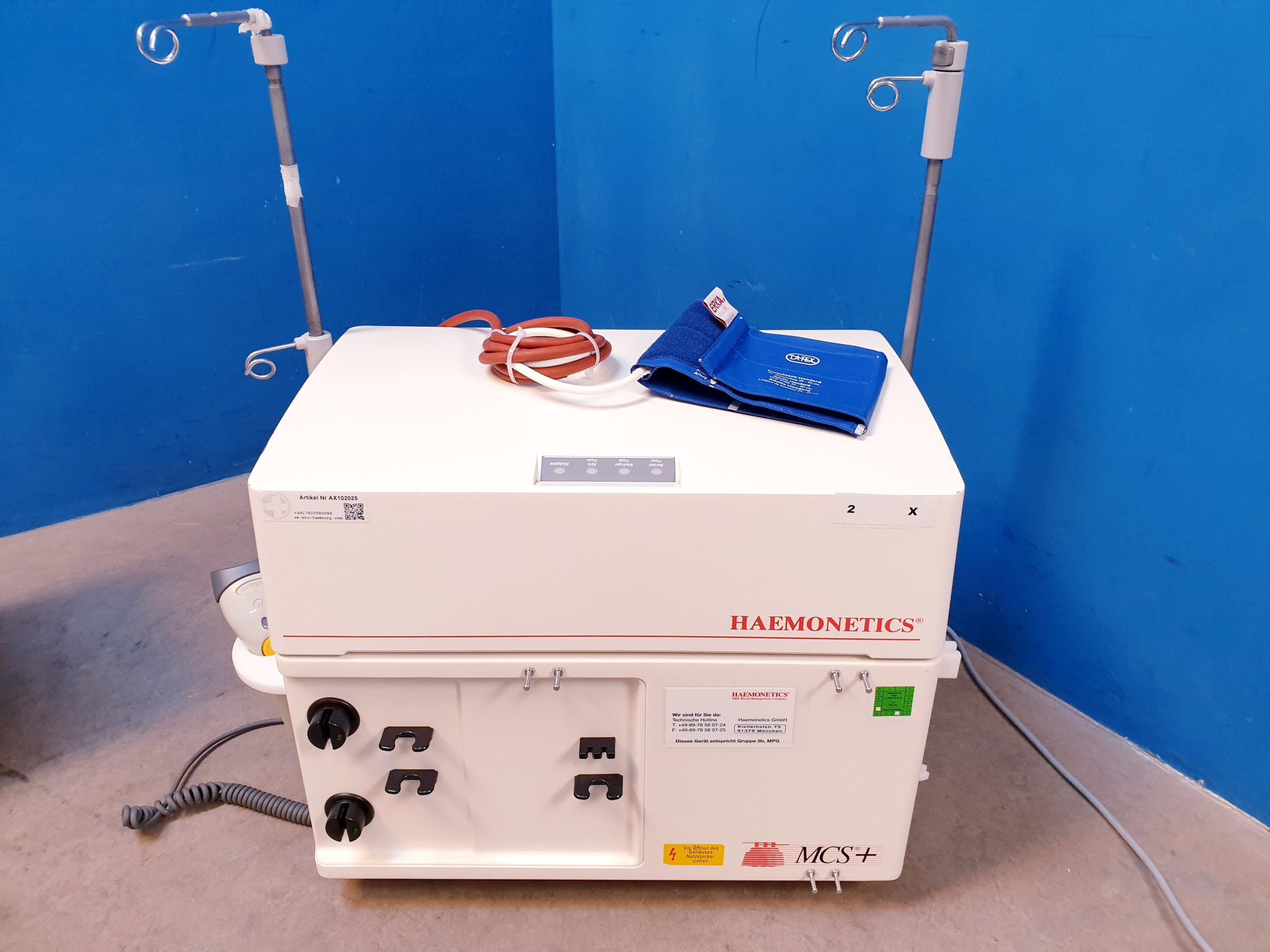 HAEMONETICS MCS plus 9000 Apheresesystem
