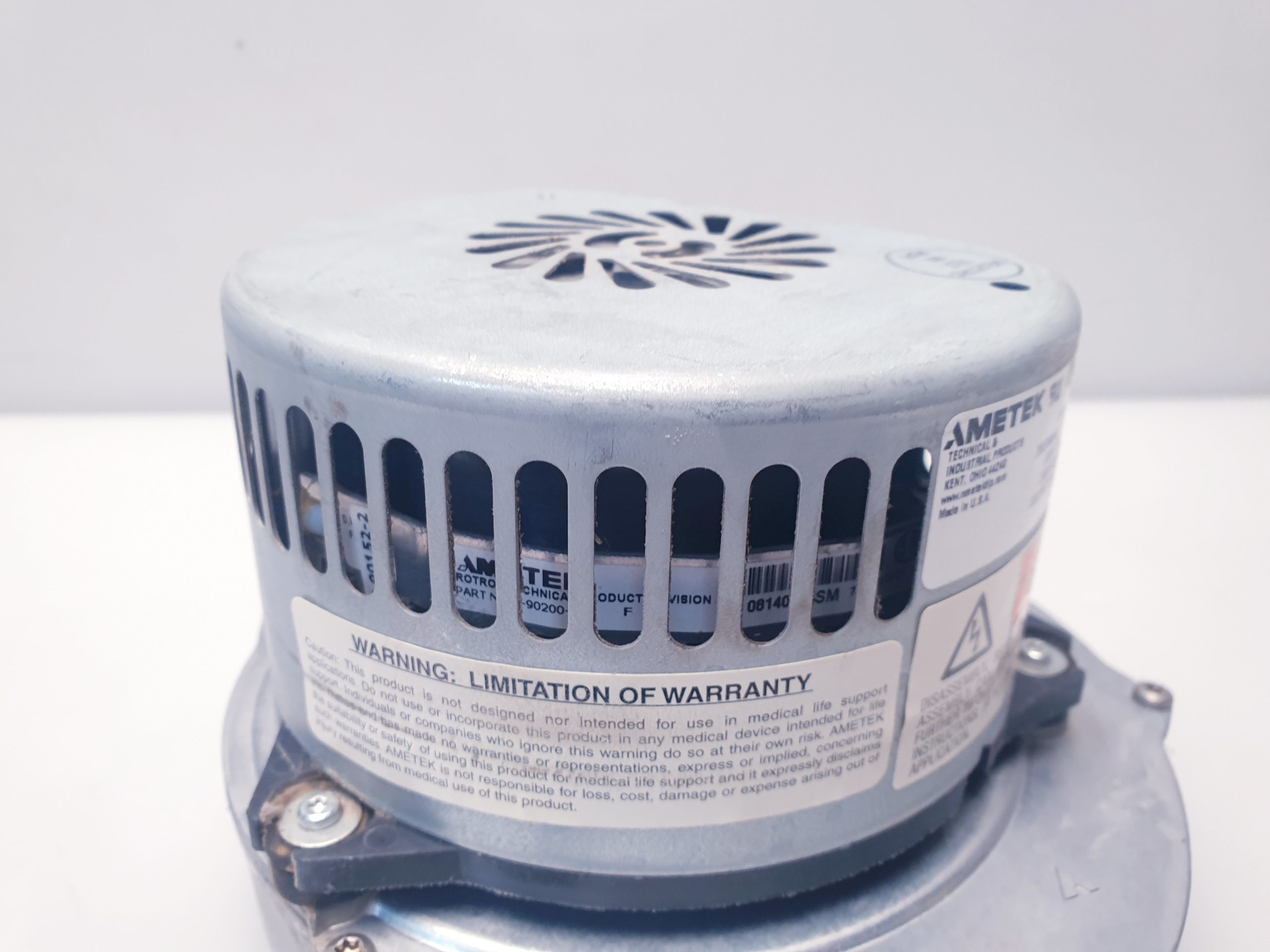 Ametek lr nautilair 150143-07 14aug08 x6 combustion blower ,, Verbrennungsgebläse – Bild 11