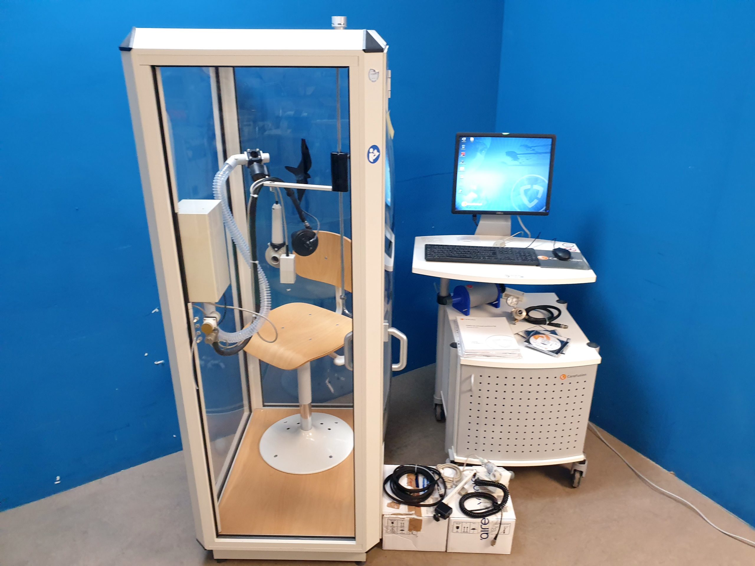 Carefusion Master Screen Body Diff Startlap Body Plethysmographe VIASYS 720252+ Calibration Pump 1L