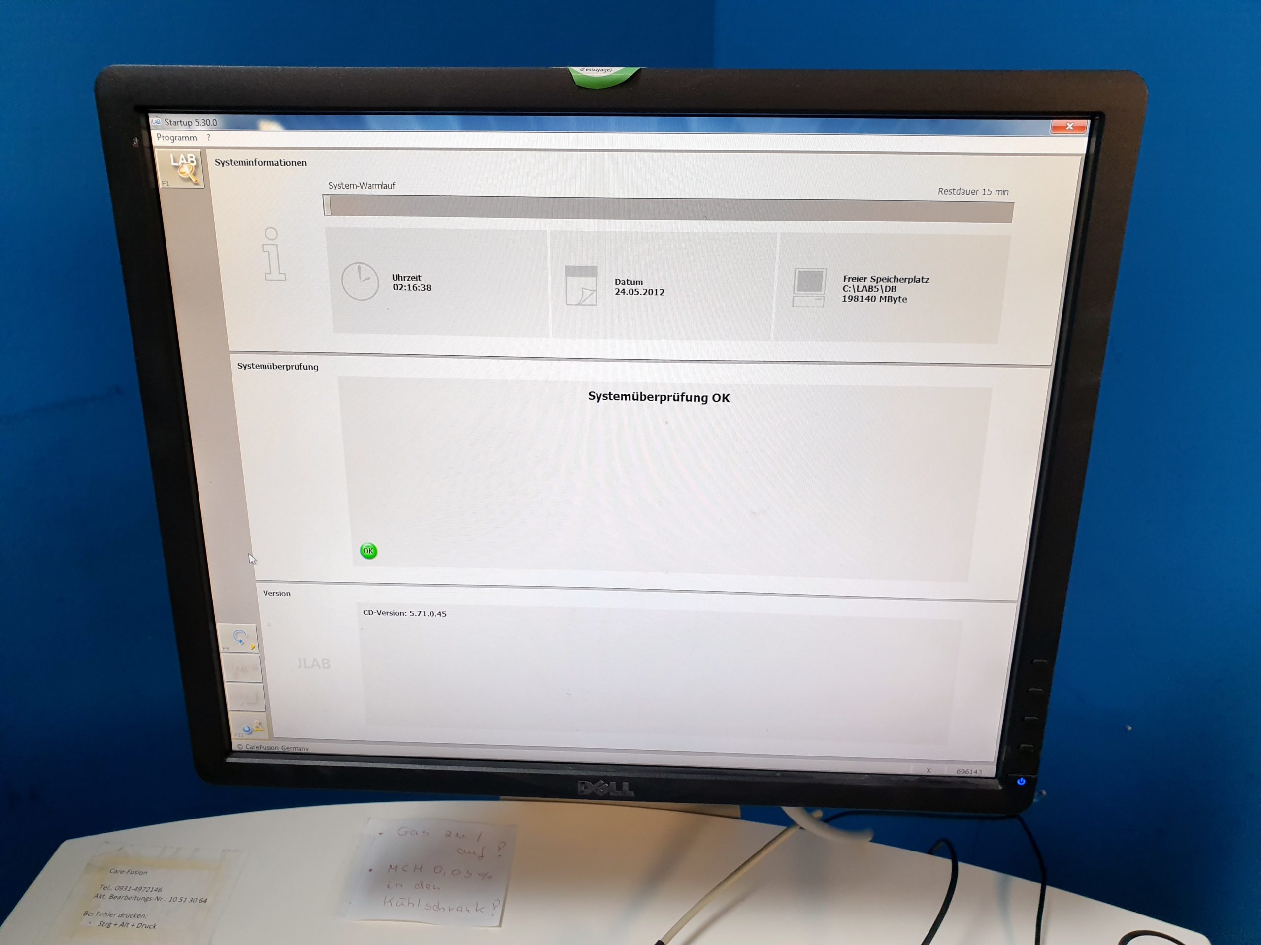 Carefusion Master Screen Body Diff Startlap Body Plethysmographe VIASYS 720252+ Calibration Pump 1L – Bild 6