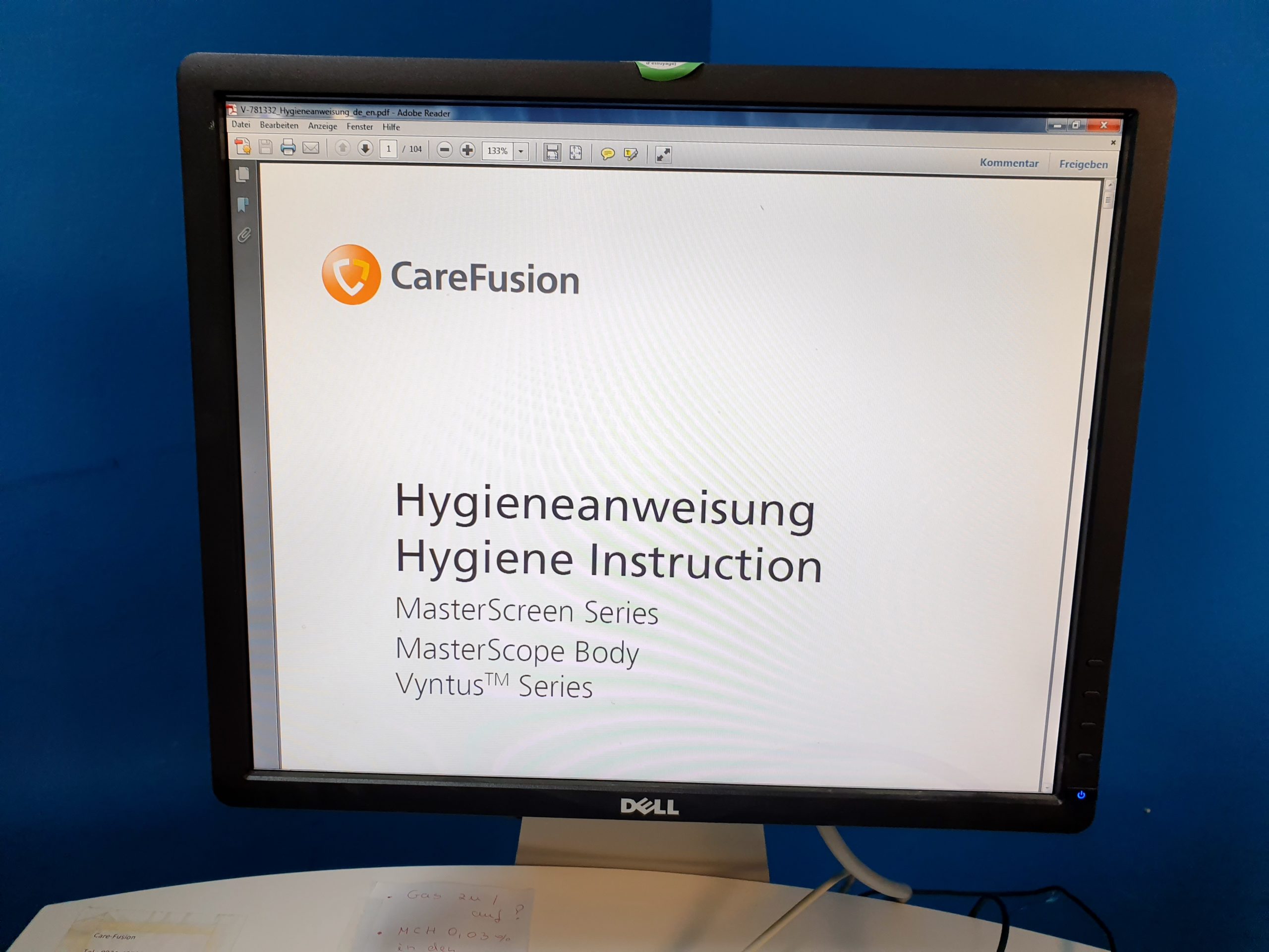 Carefusion Master Screen Body Diff Startlap Body Plethysmographe VIASYS 720252+ Calibration Pump 1L – Bild 8