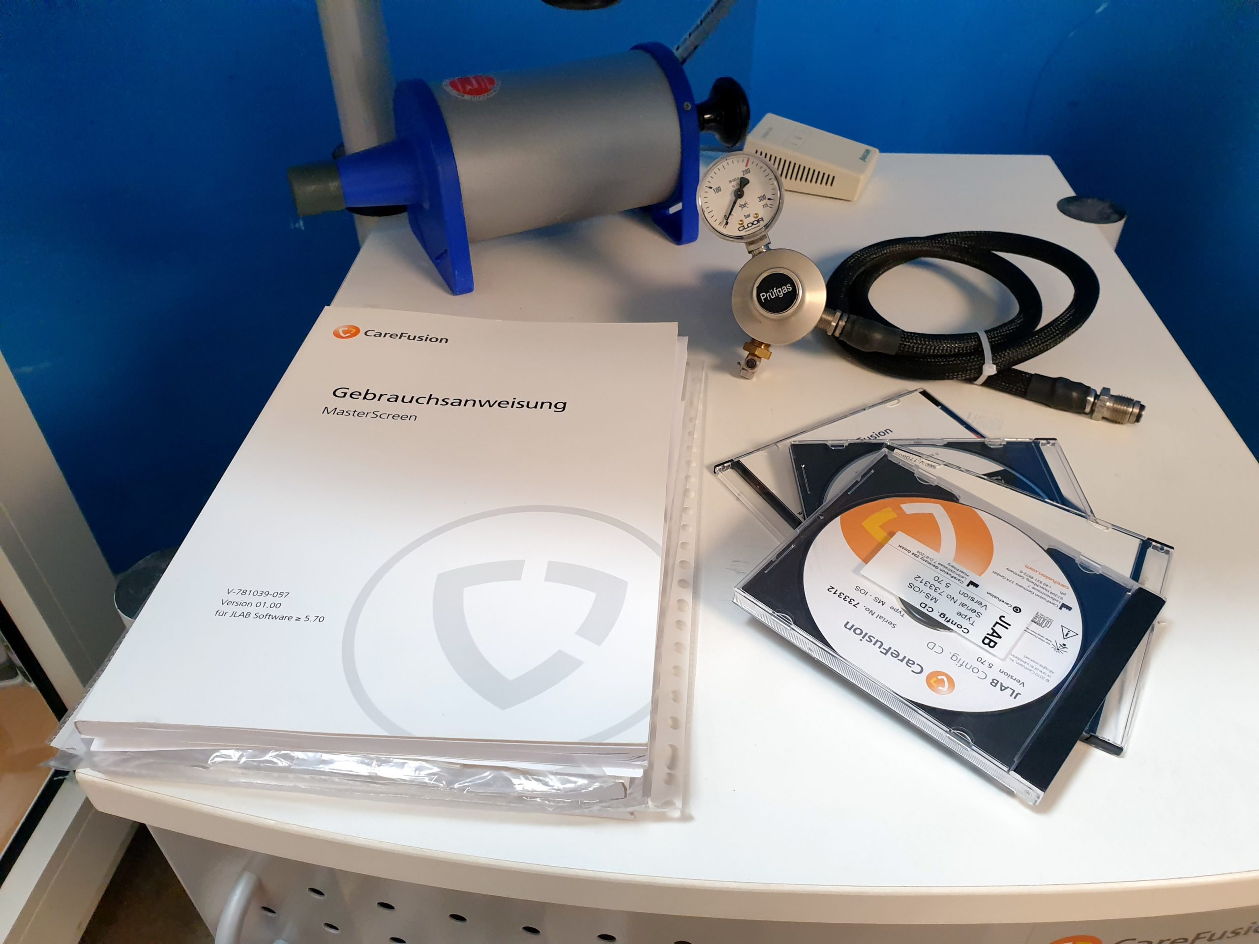 Carefusion Master Screen Body Diff Startlap Body Plethysmographe VIASYS 720252+ Calibration Pump 1L – Bild 9