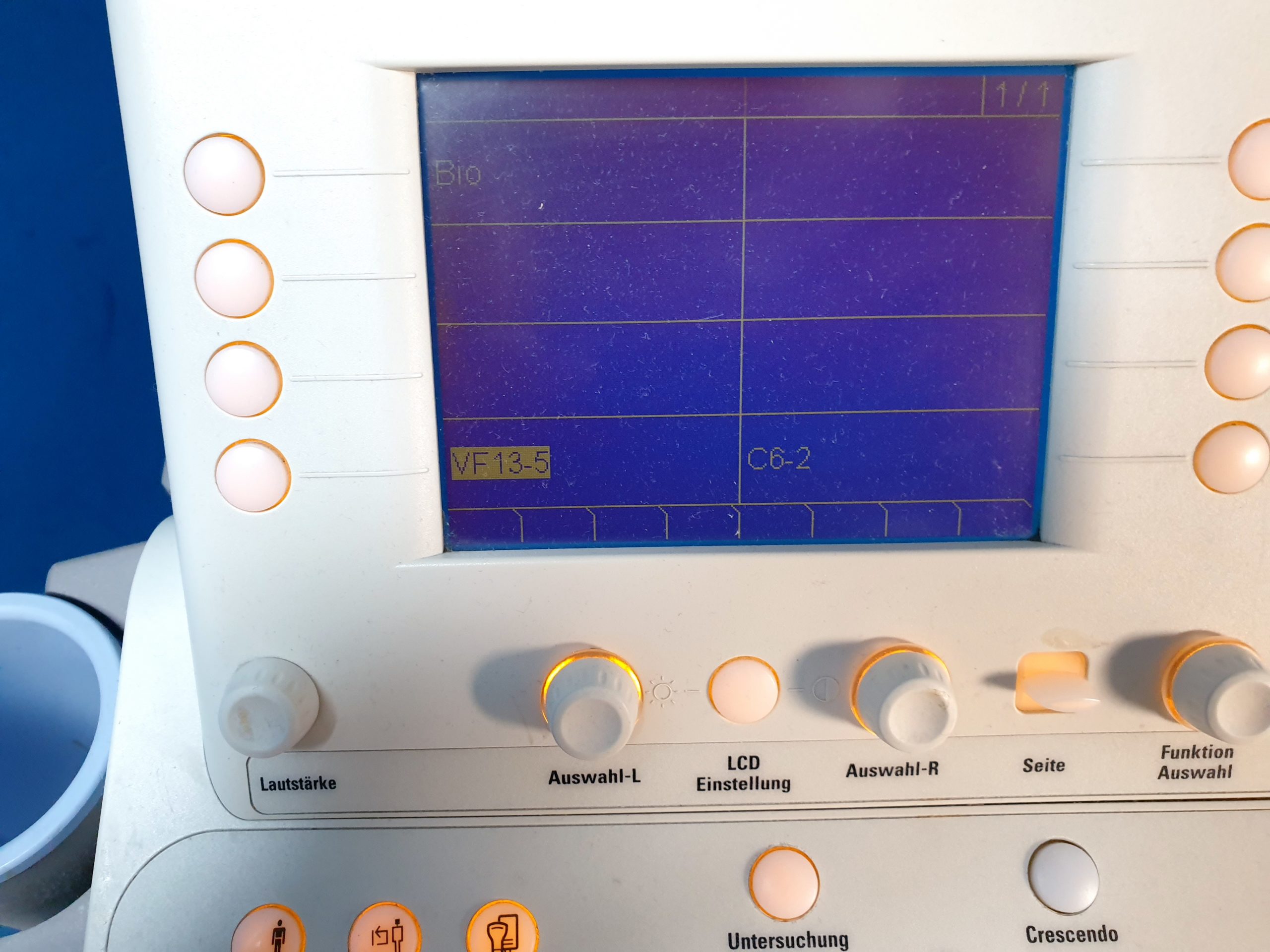 Siemens SONOLINE G60S Ultraschallgerät mit Sonden VF13-5 + C6-2 – Bild 4