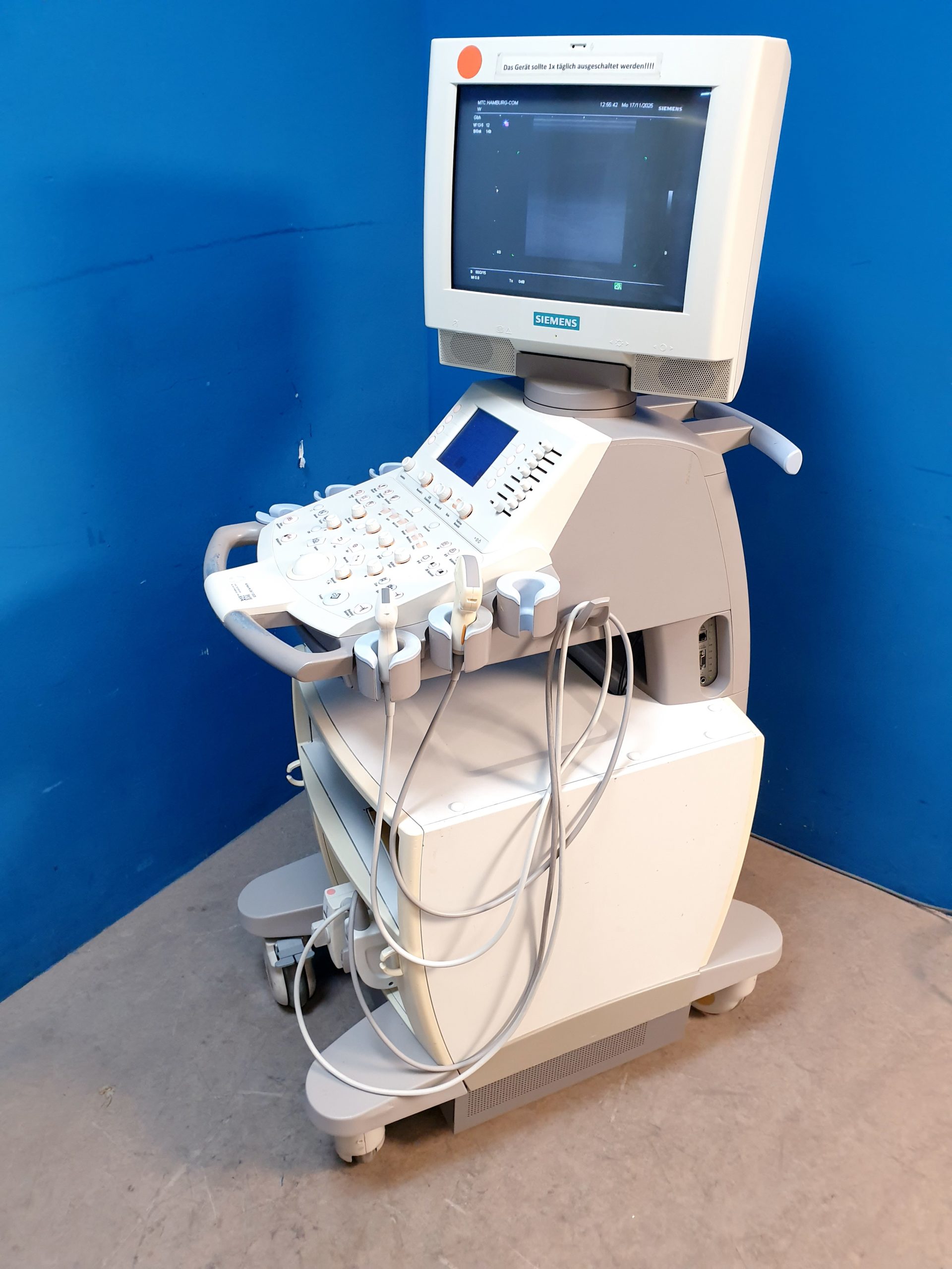 Siemens SONOLINE G60S Ultraschallgerät mit Sonden VF13-5 + C6-2 – Bild 7