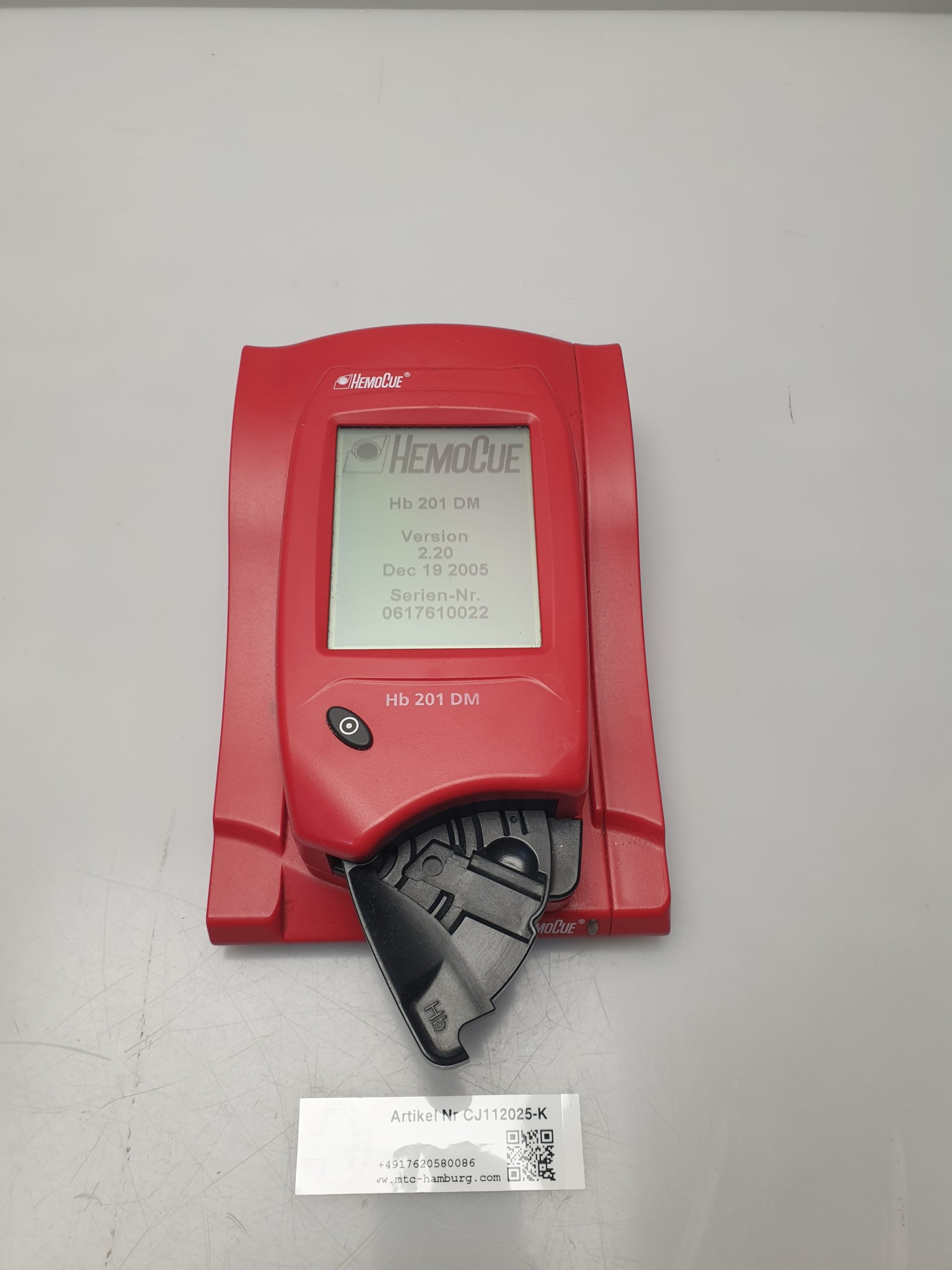 HemoCue Hemoglobin 201 DM Analyser – Bild 3