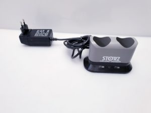 Karl Storz 8546LE 8546 LE1 Inductive Charging Unit Dual Battery with AC Adapter