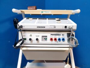 ionson Physiovac 62  Elektrotherapie Gerät mit Ultraschallkopf