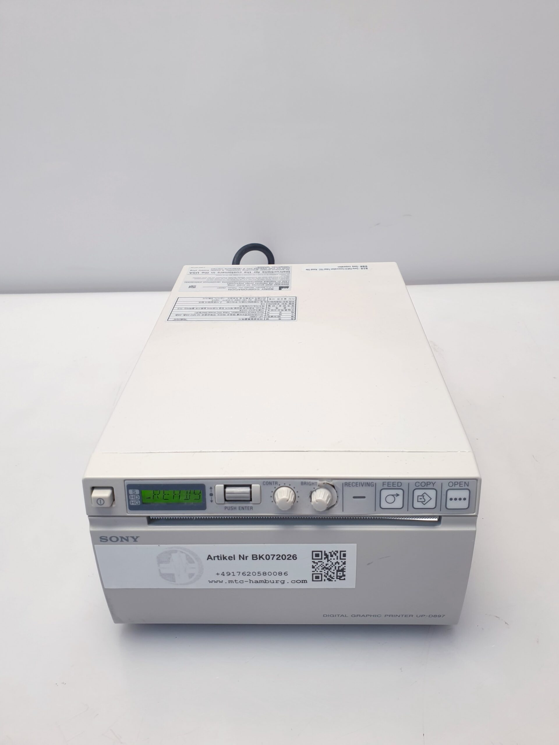 SONY UP-D897 Digital Graphic Printer USB -Thermodrucker – Bild 25