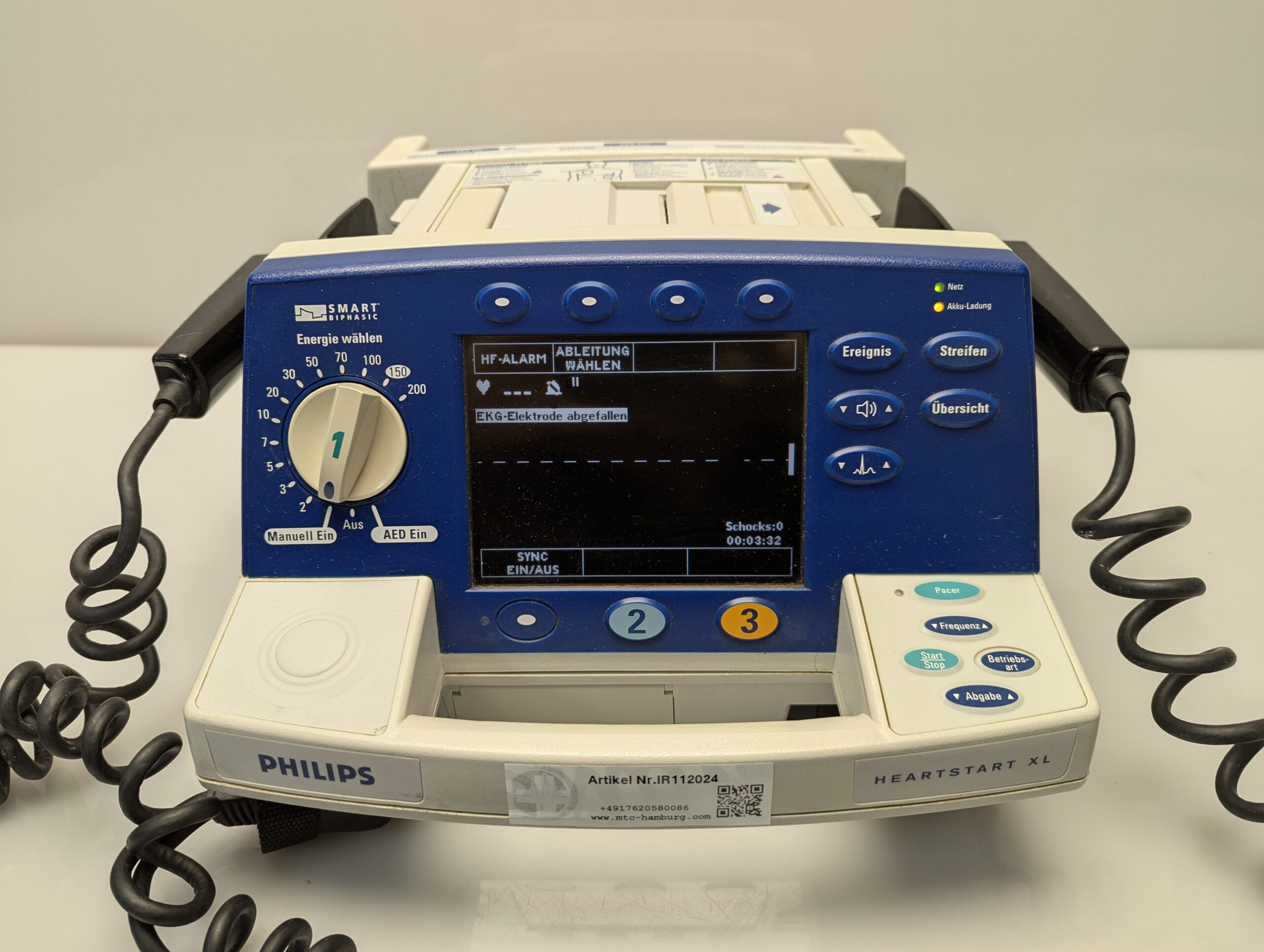 Philips HeartStart XL Defibrillator (M4735A) – Bild 6