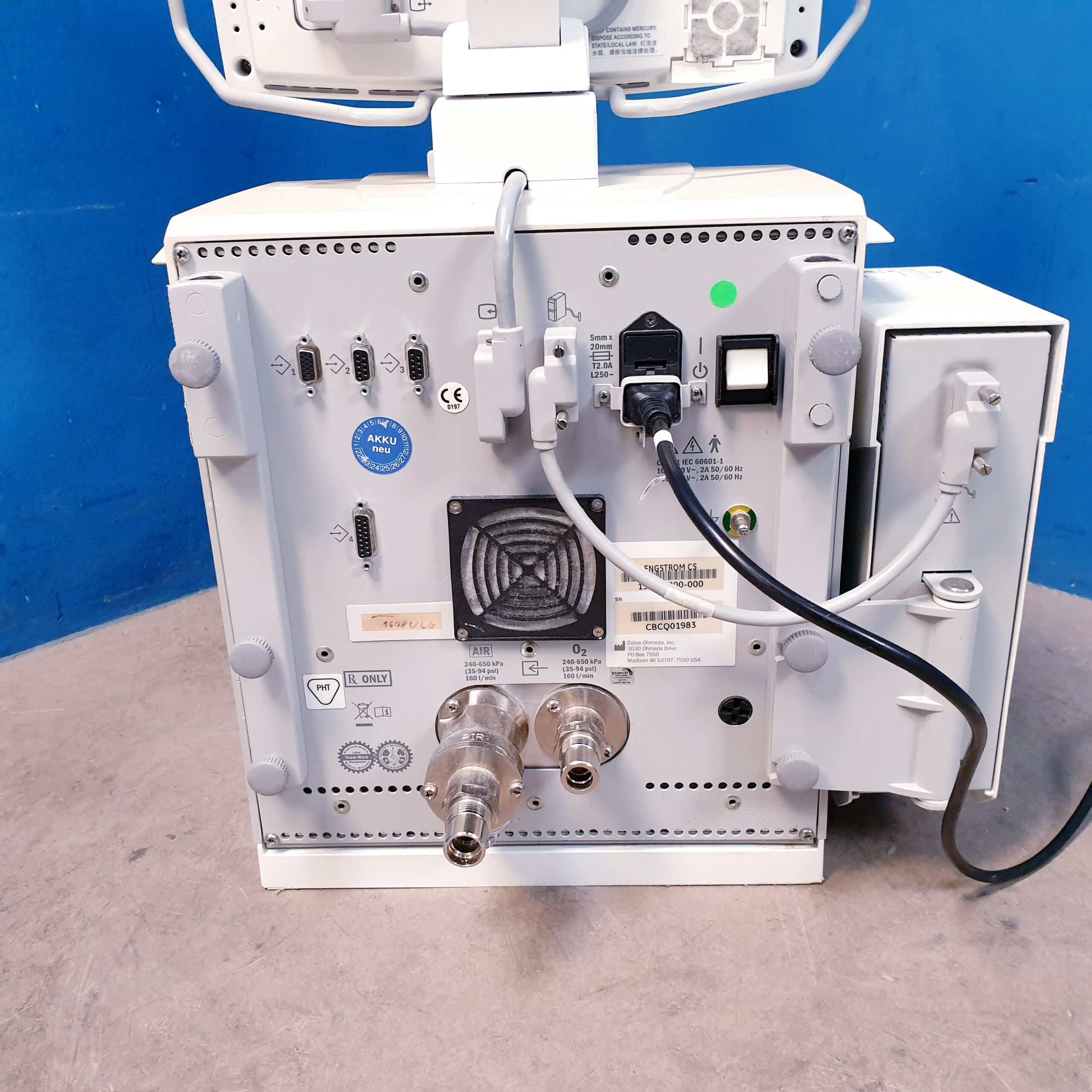 GE Engstrom Carestation Ventilator Beatmungsgerät – Bild 14