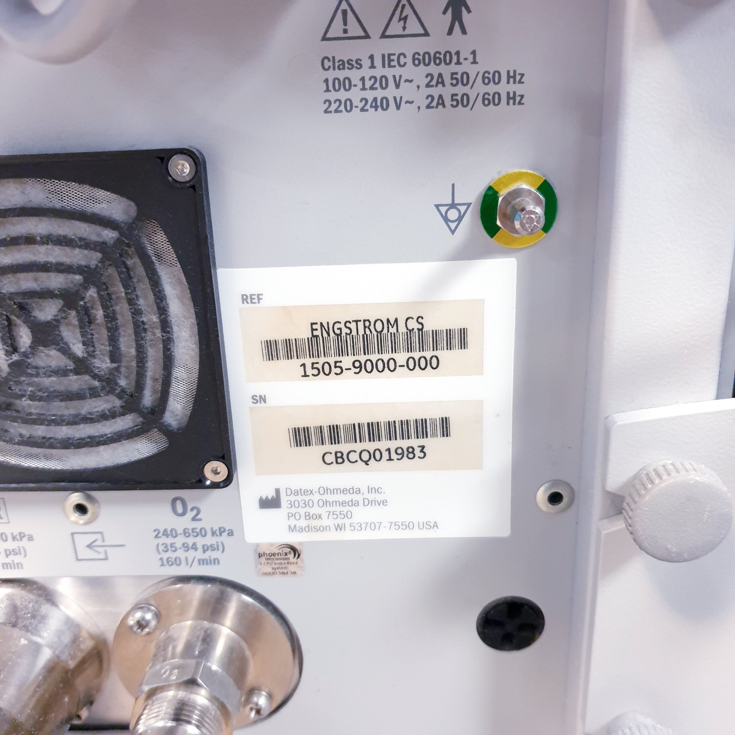 GE Engstrom Carestation Ventilator Beatmungsgerät – Bild 15