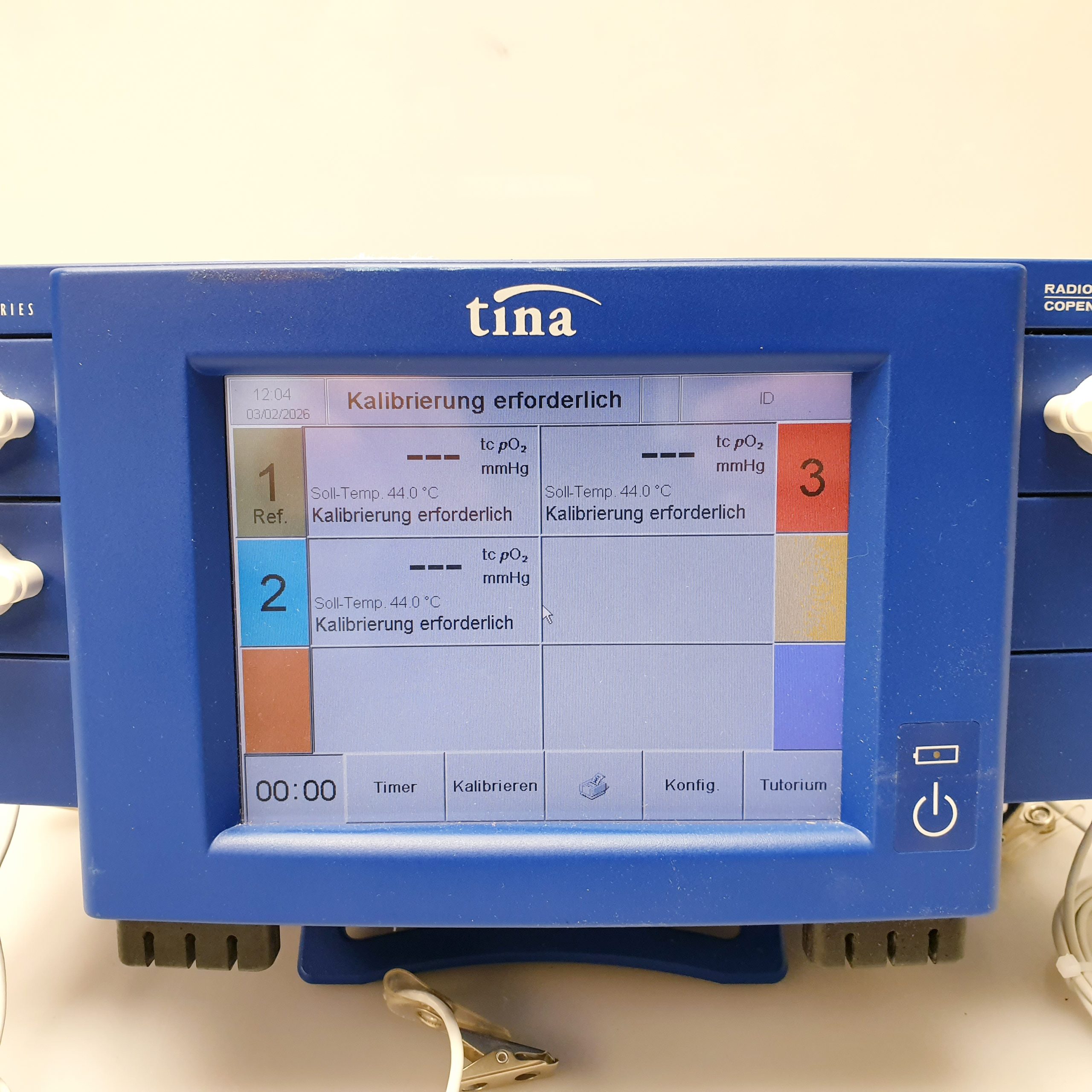 RADIOMETER COPENHAGEN TINA TCM4 Series MK3 391 Patientenmonitor – Bild 5