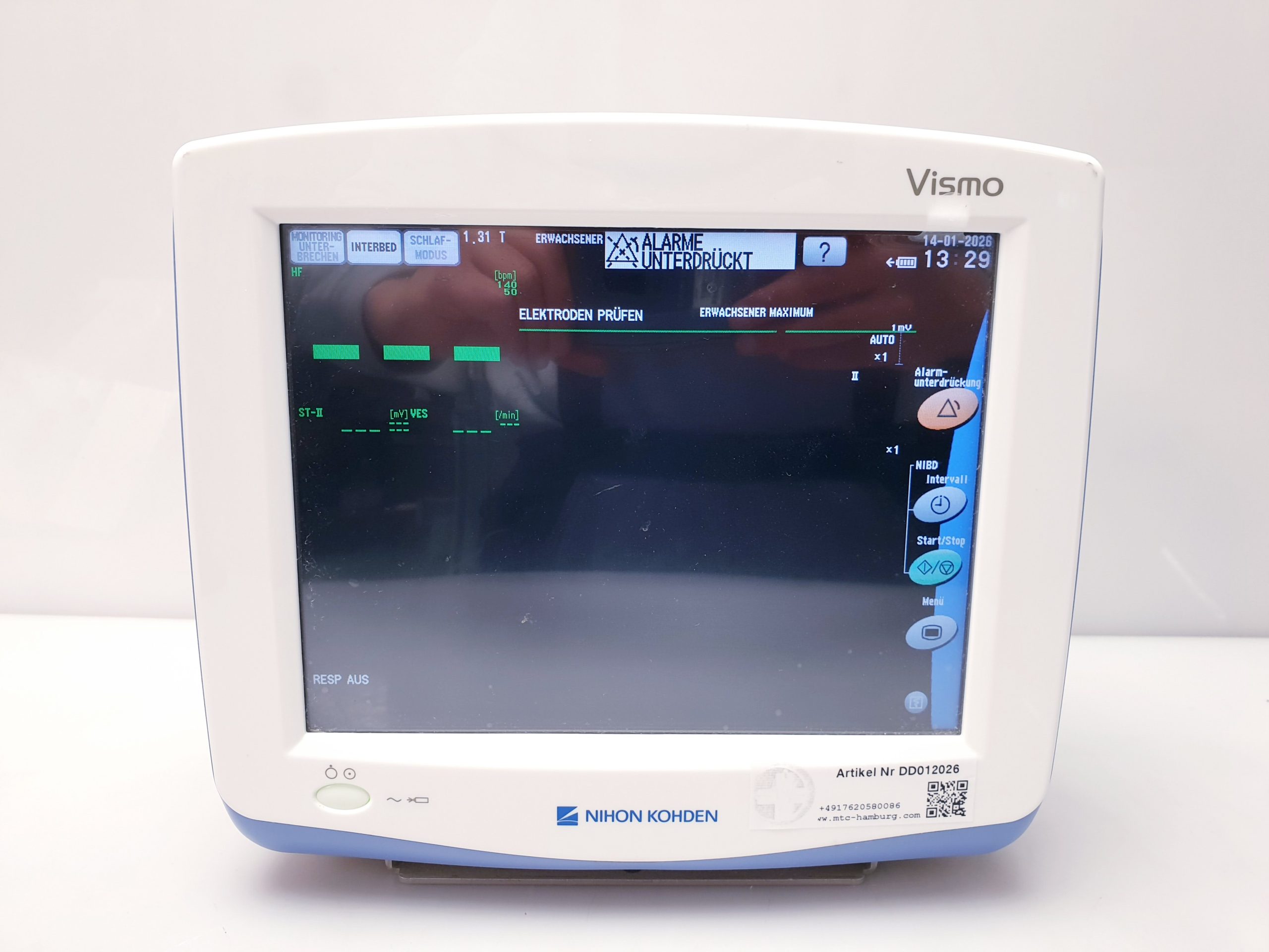 Nihon Kohden Vismo PVM-2701 Patientenmonitor – Bild 7