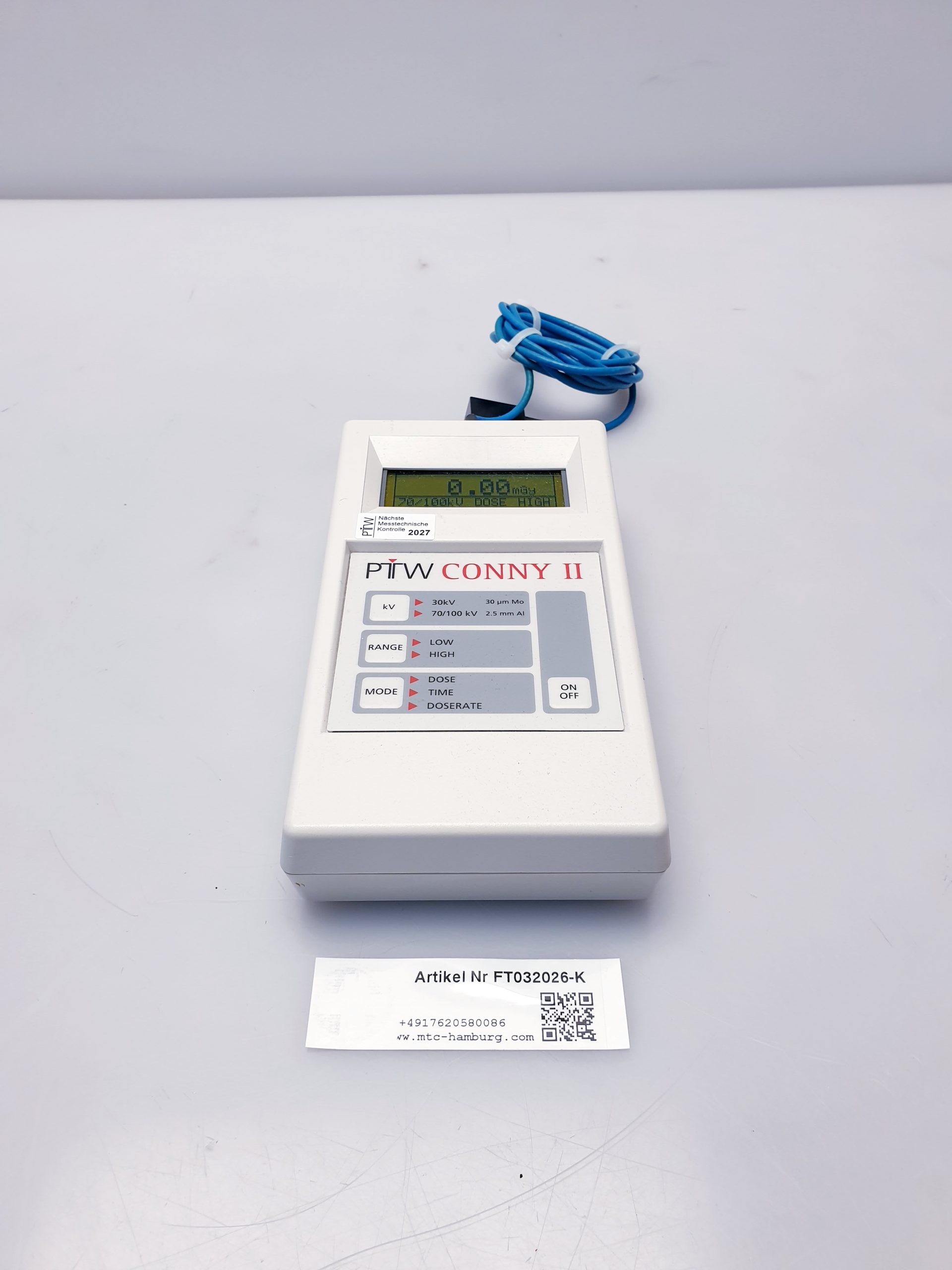 PTW CONNY II CONNY II Röntgendosimeter – Bild 2
