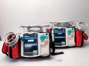 PHILIPS HeartStart MRx Defibrillator Defi mit Zubehör