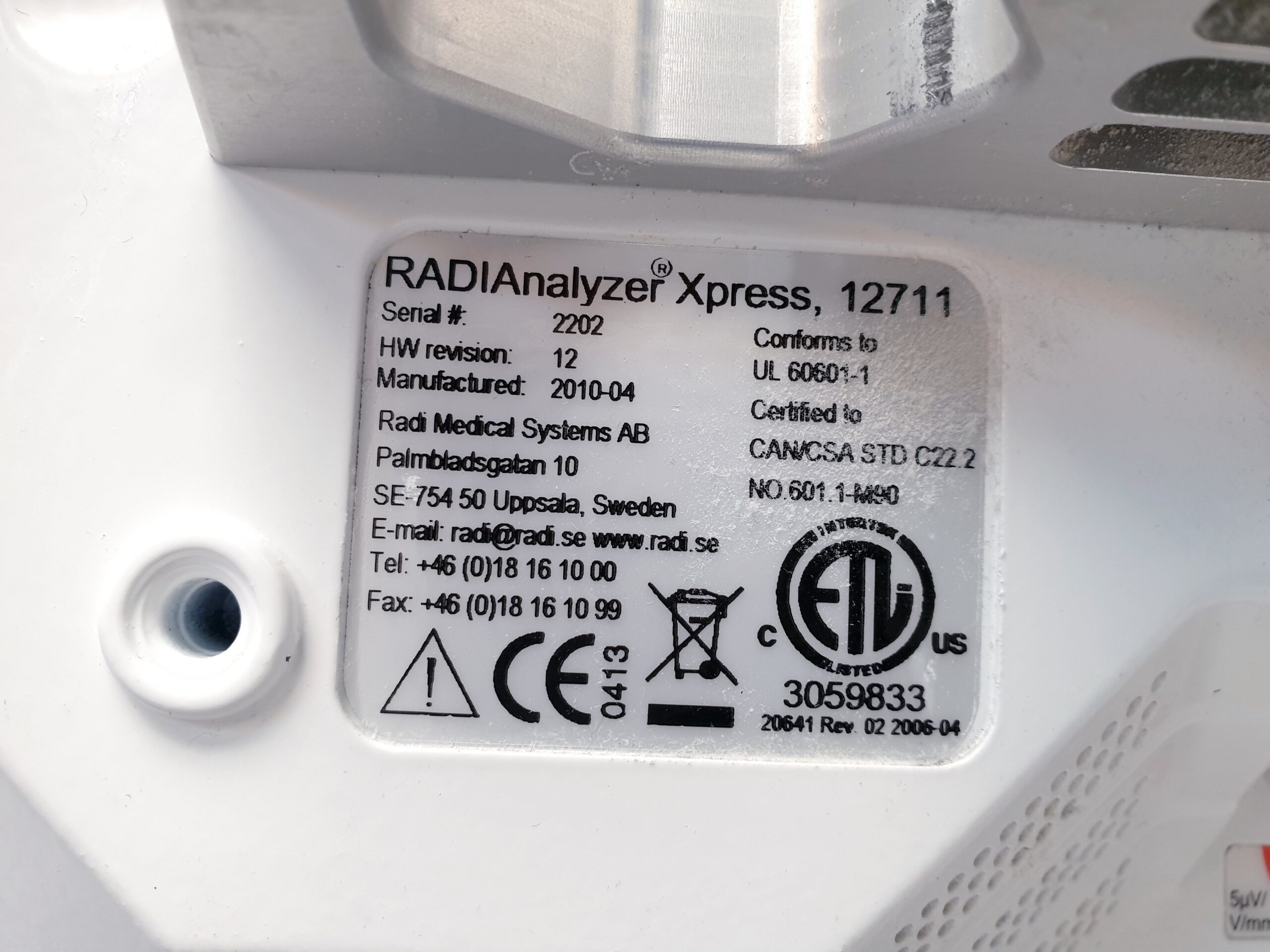 St Jude RadiAnalyzer Xpress 12711 with Power Supply and Accessories – Bild 10
