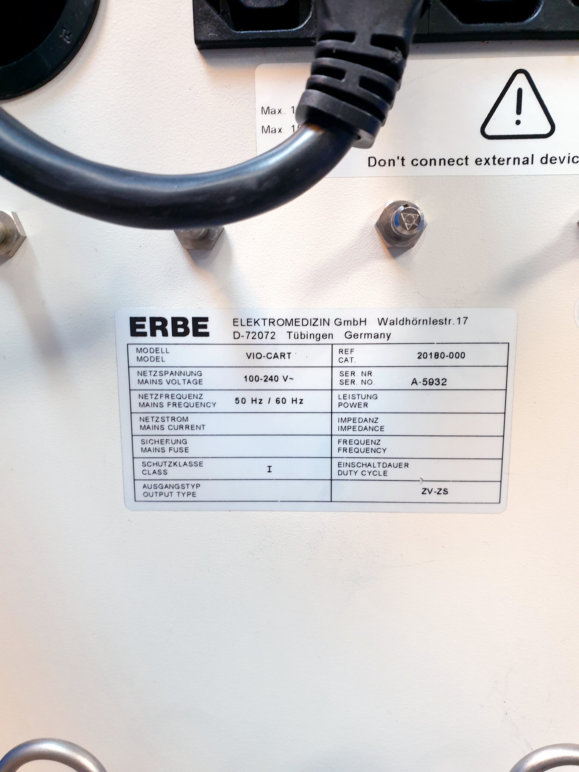 Erbe APC 2 APC2 Argonplasma-Koagulationssystem (APC) – Bild 9