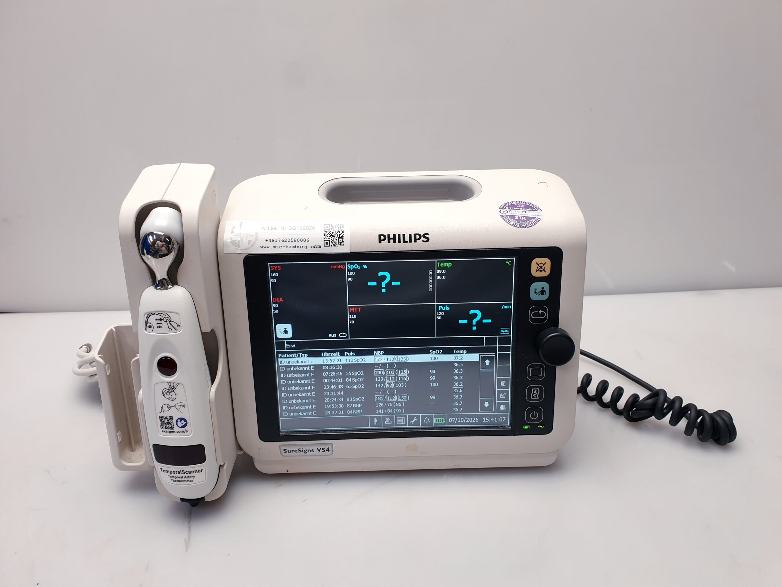 Philips SureSigns VS4 VS 4 Überwachungsmonitor – Bild 2