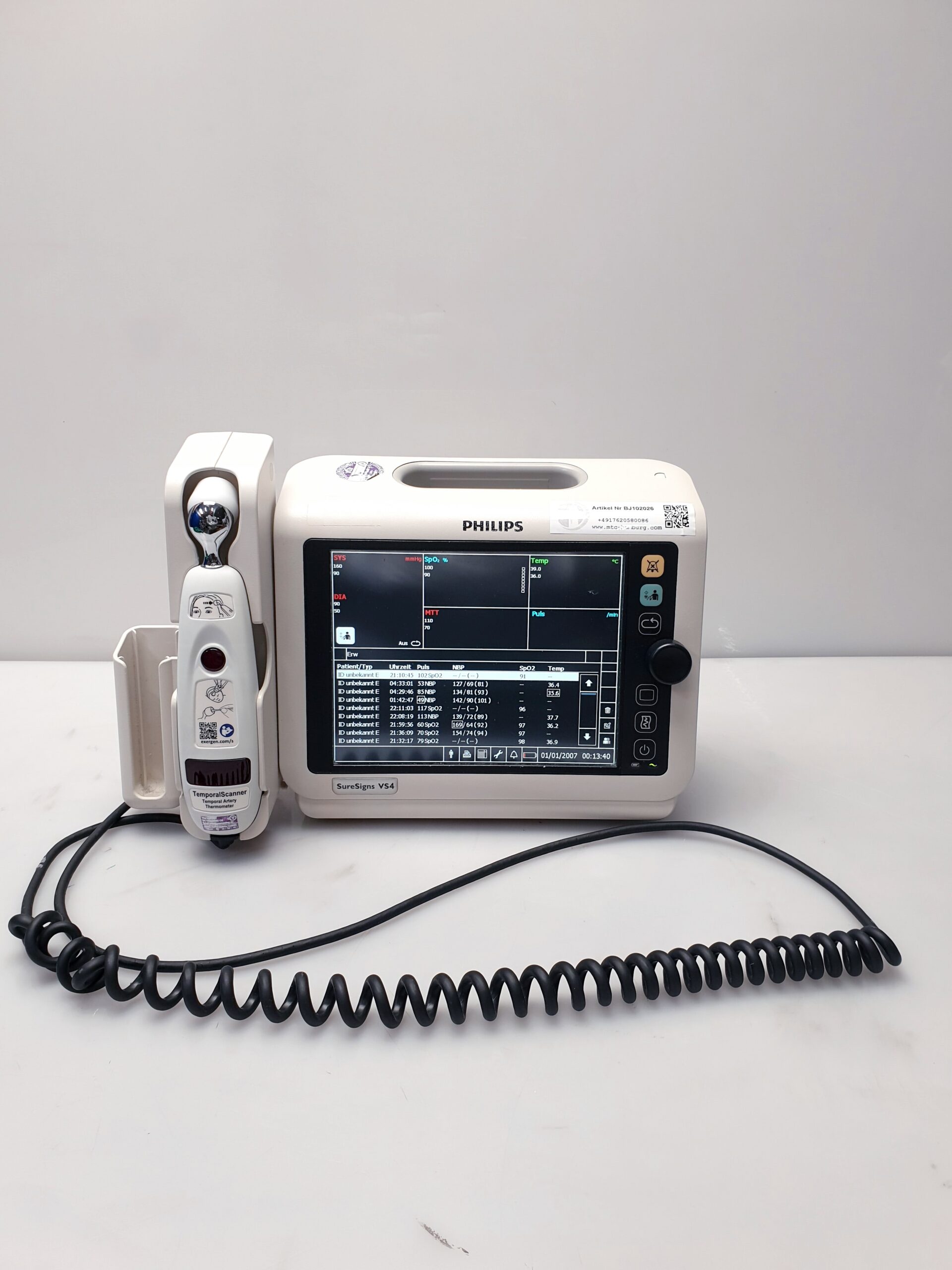 Philips SureSigns VS4 VS 4 Überwachungsmonitor – Bild 2