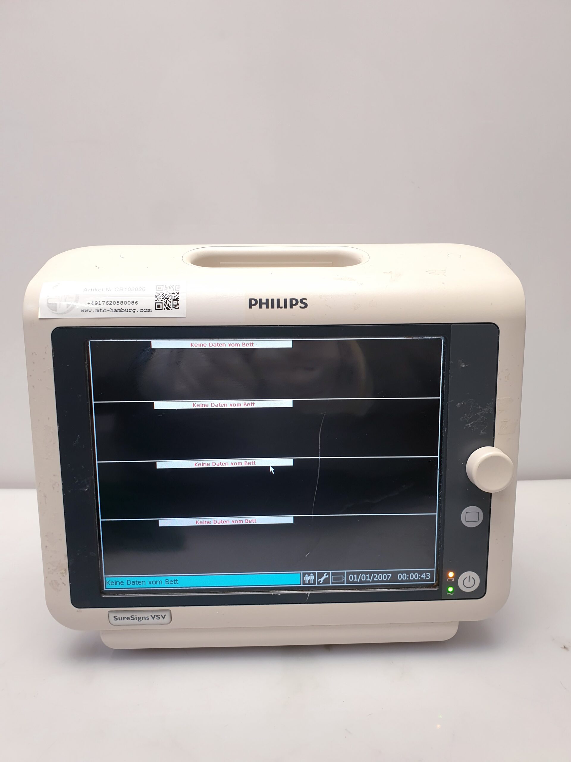 Philips SureSigns VSV VS V Überwachungsmonitor – Bild 3