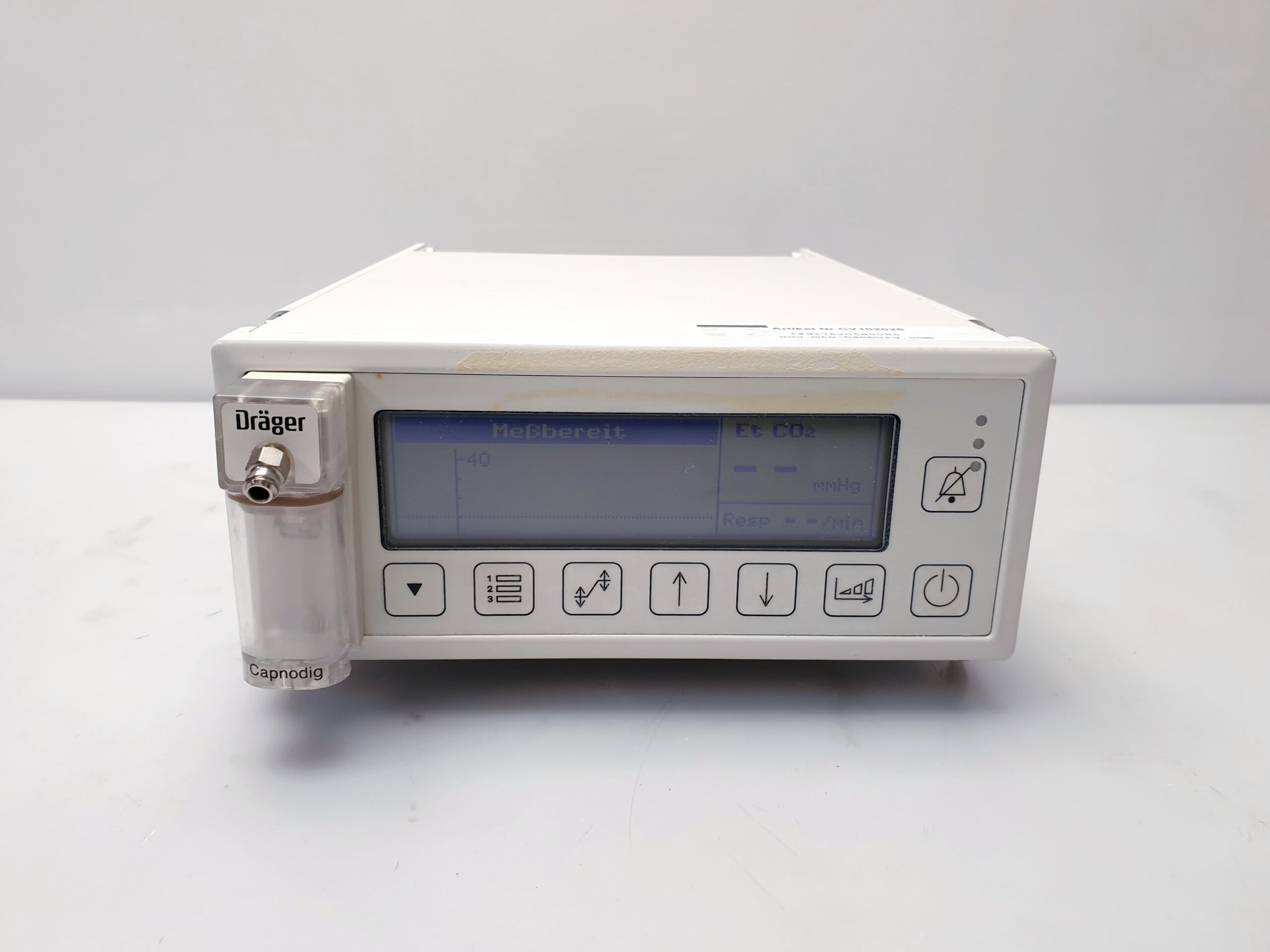 Dräger Drager Draeger Capnodig CO2 Monitor – Bild 3