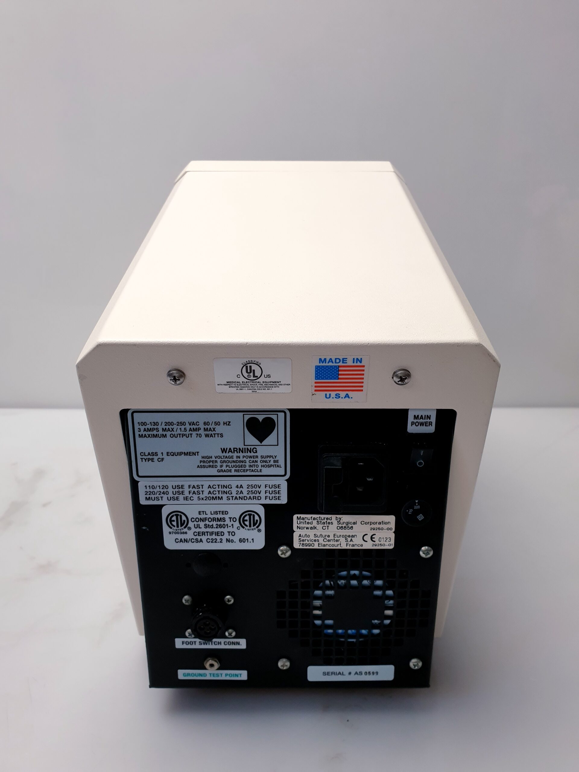 USSC AutoSonix Electrosurgical Unit – Bild 8