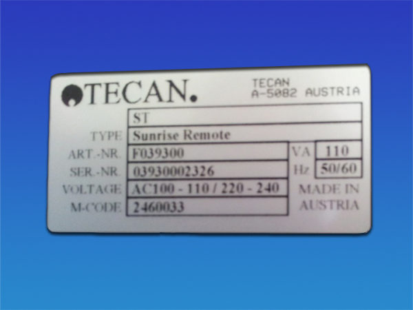 Tecan Reader Sunrise Plattenphotometer