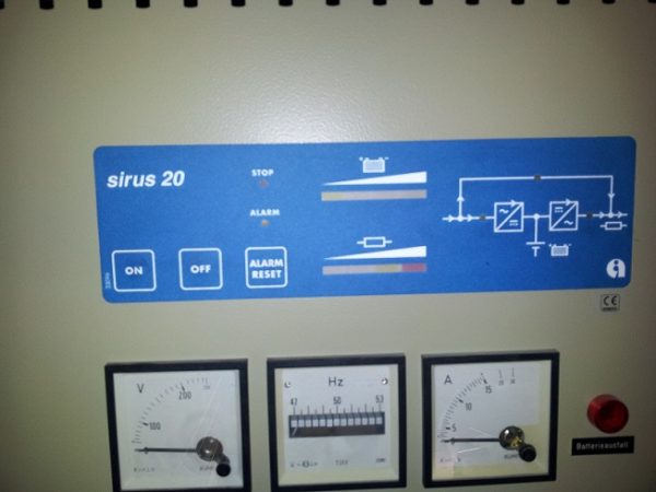 ZSV-Anlage Zusätzliche Sicherheitsstromversorgung SIRUS 20 Für Op Räume, ....