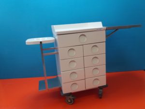 MAQUET Verbandmittelwagen mit Rollen Medizin Einrichtung Krankenhaus Klinik Praxis