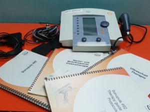 Enraf Nonius Sonopuls 492 Reizstromtherapiegerät mit Zubehör