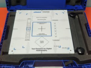 Pehamed DIGRAD Test Phantom for Digital Radiography + Alpha Plus mit Fingersensor