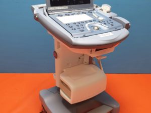 GE Voluson e Ultraschalldiagnosegerät // Ultraschallgerät mit Konvex und Endovaginale  // Vaginale  Sonde