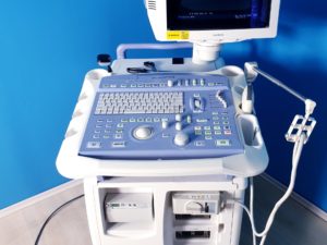 Aloka Prosound Alpha 5 SV Ultraschallgerät mit Konvex, Printer