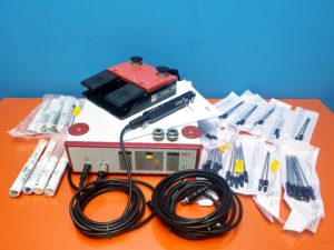 Richard Wolf Riwo Drive Generator / 2302.001  mit  1 Handstück, Fußschalter, div. Shaveraufsätze