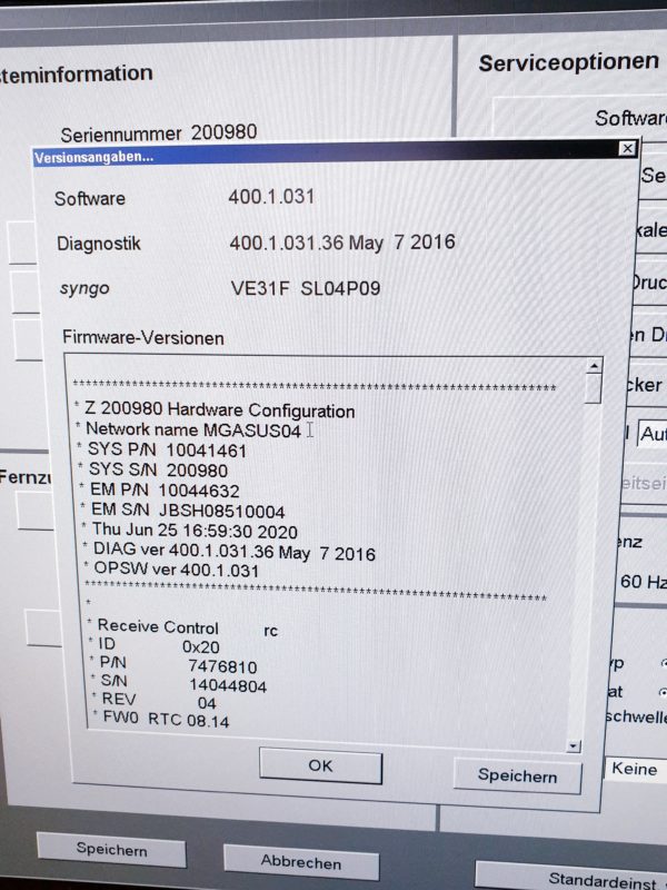 Siemens Acuson S2000 Ultraschall 4C1 9L4 14L5 Sonden Transducer DOM2009