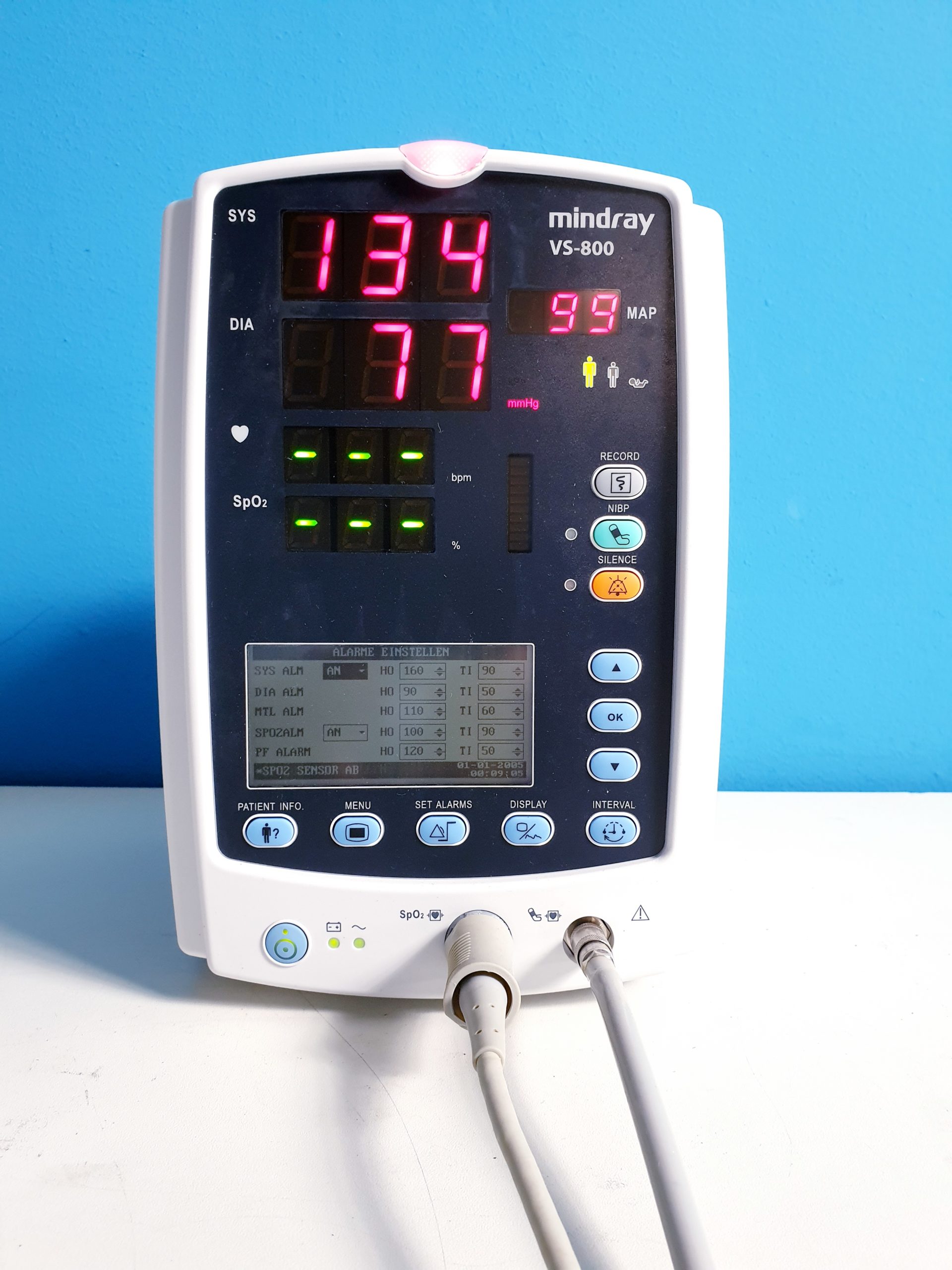 Mindray VS-800 Vital Signs Monitor ÜBERWACHUNGSMONITOR NiBp + SpO2