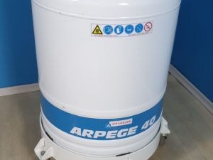 Arpege 40 Lagerbehälter v  für Langzeit-Lagerung von biologischen Proben in Gas- oder Flüssigphasenlagerung.